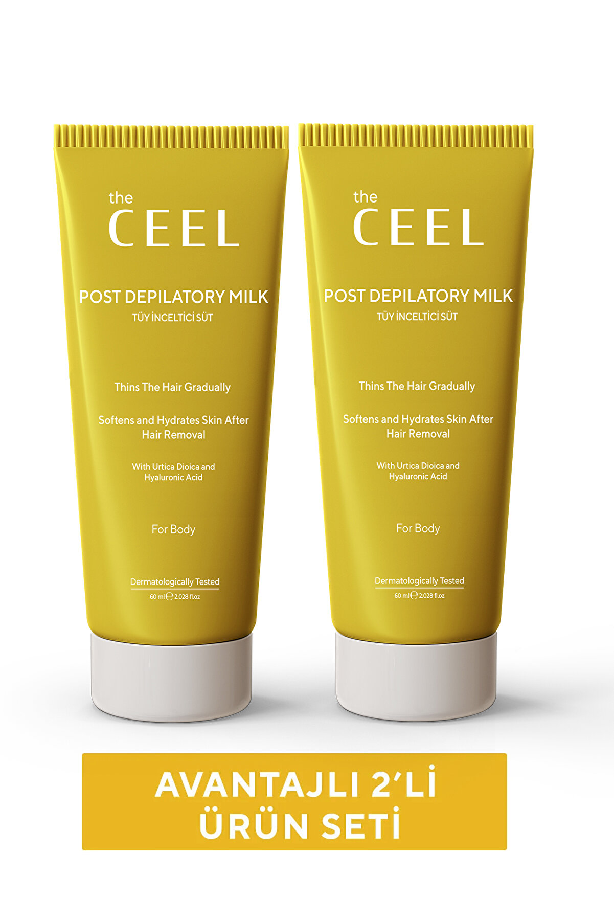 2'li Tüy ve Nemlendirici Süt Isırgan Otu & Hyaluronik Asit Özlü 60 ml