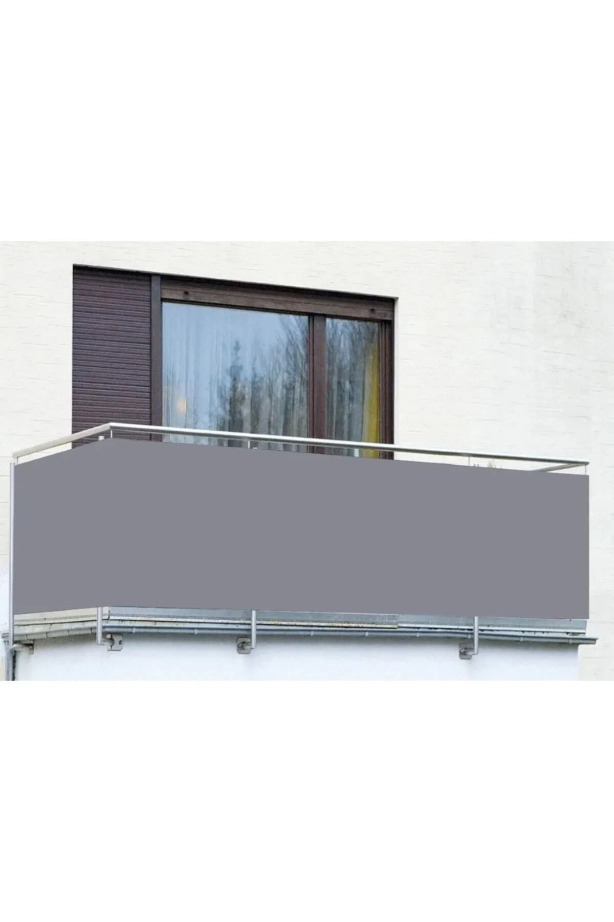 Tentecim 7m X 65 Cm Gri Balkon Demiri Brandası Pilsa Fitilli Fitilsiz Yaz Ve Kış Aylarına Dayanıklı