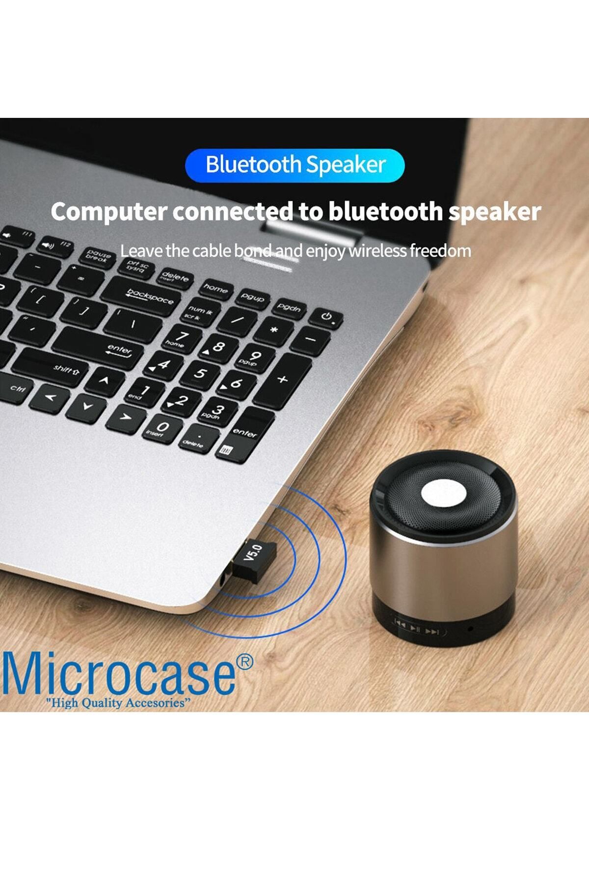 Mini V5.0 Usb Dual Mode Bluetooth Dongle 5.0 Çift Modlu Bluetooth Adaptör Al2683