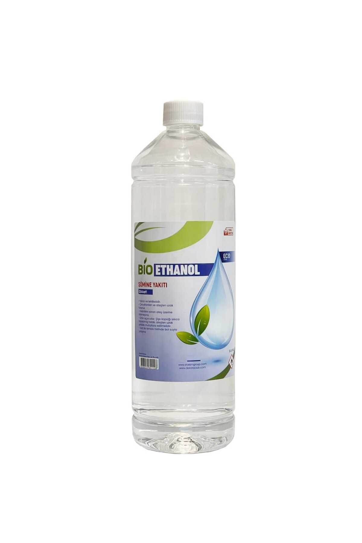 BİOETHANOL ŞÖMİNE YAKITI KOKUSUZ VE DUMANSIZ 1 LT