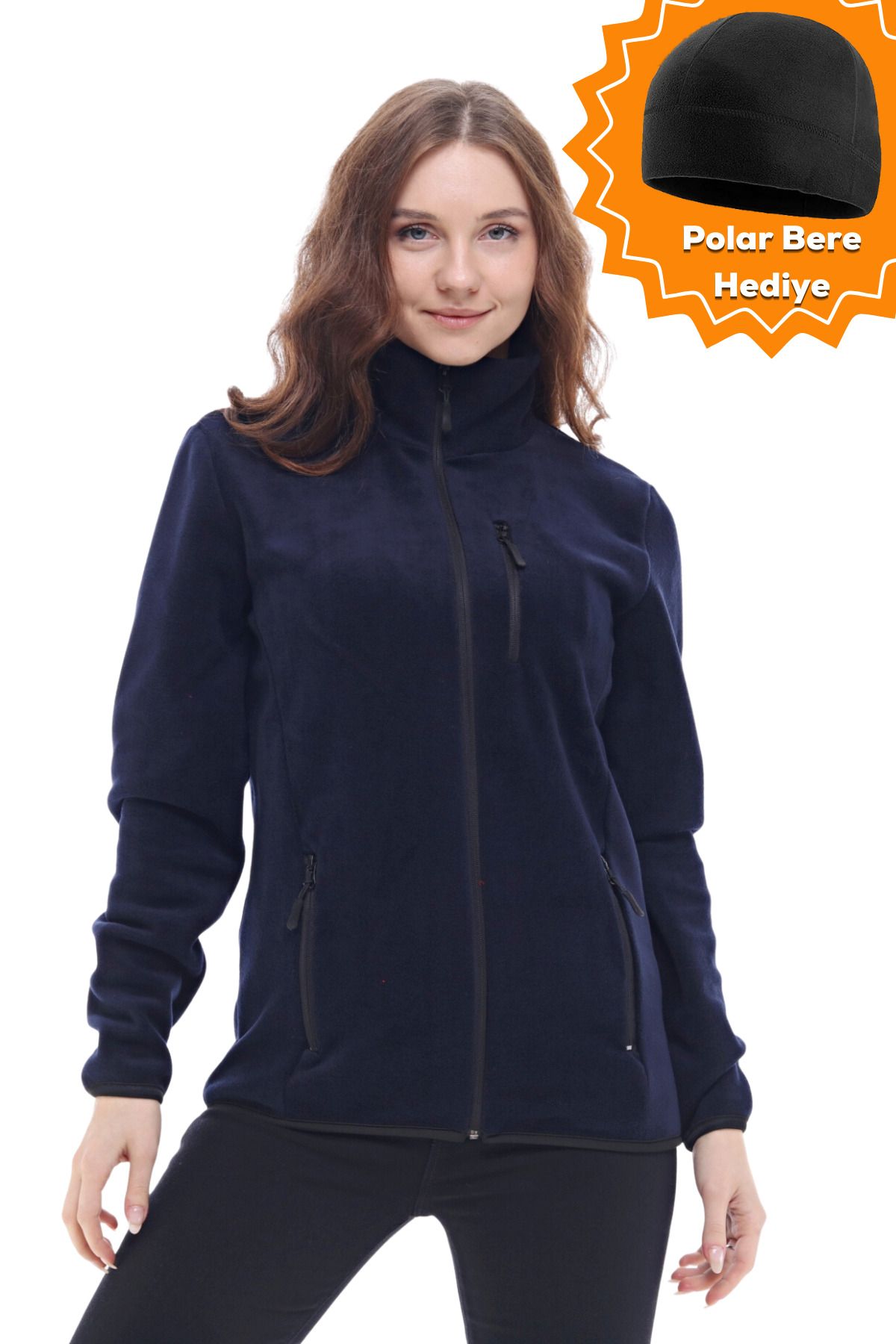 Kadın  Lacivert Softshell-Polar - 869866011