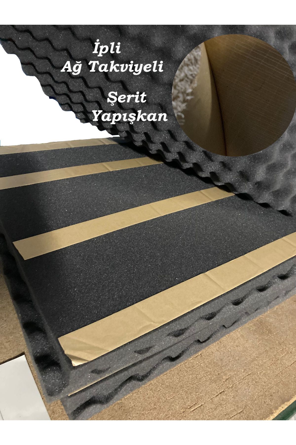 Akustik Yumurta Sünger 26dns Bantlı 30/10mm 50x50
