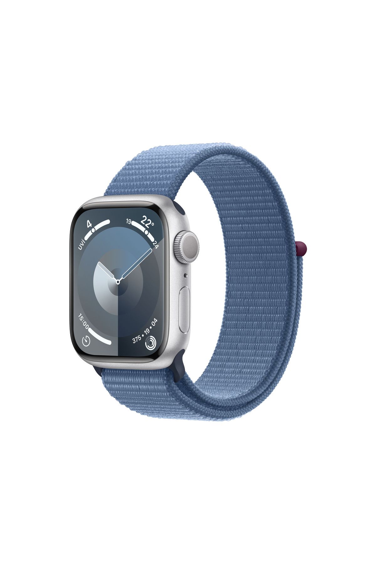 Watch Series 9 GPS 41mm Gümüş Alüminyum Kasa ve Buz Mavisi Spor Loop