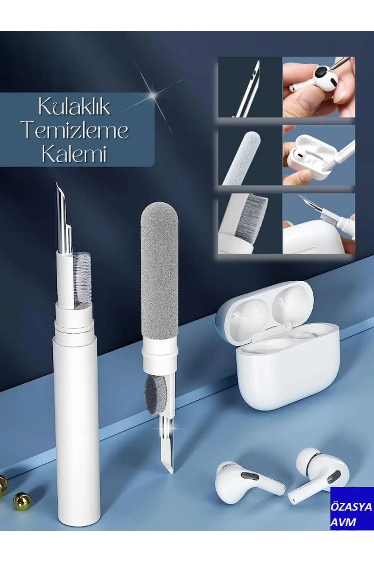 Airpods Bluetooth Kulaklık Temizleyici Elektronik Ürün Telefon Temizleme Kiti Çok Fonksiyonlu