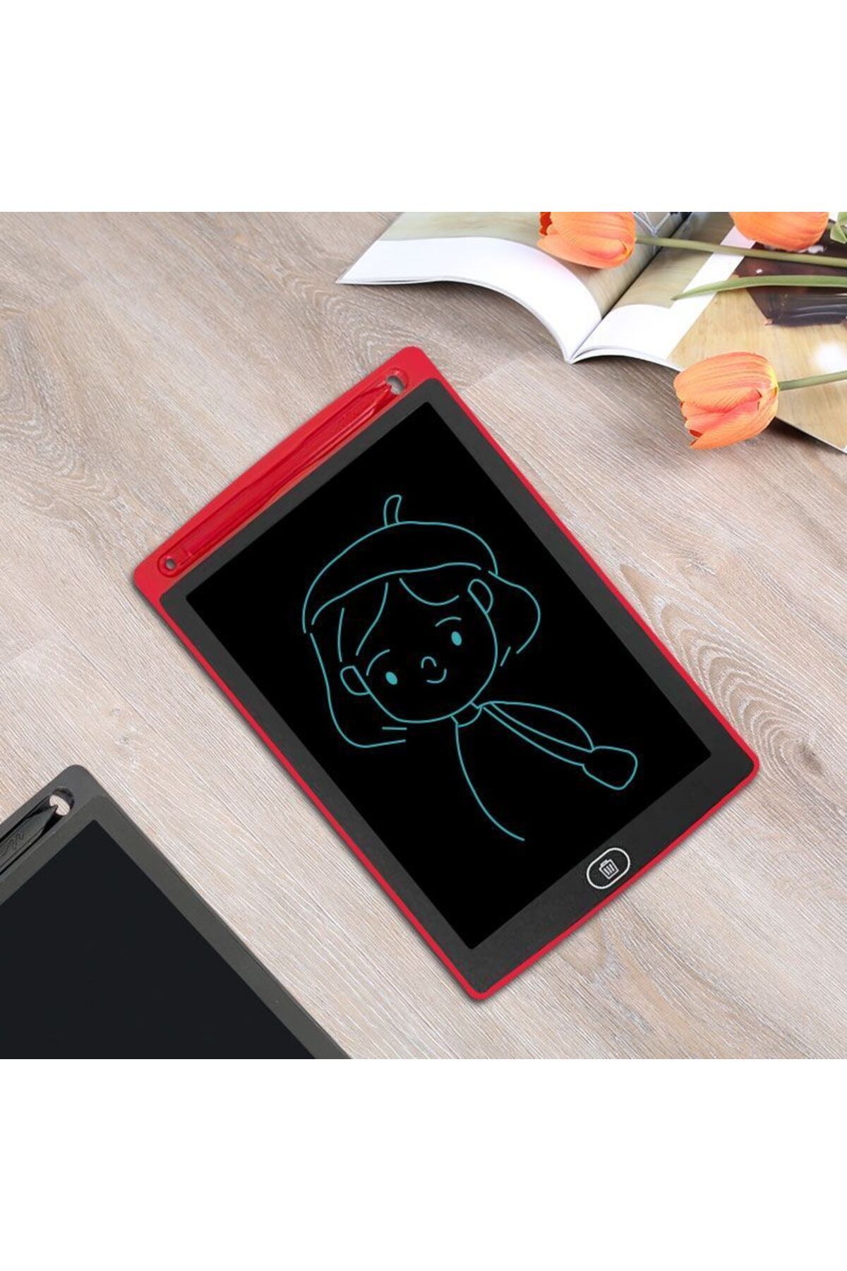 Yazı Çizim Tableti Lcd 8.5 Inc Digital Çocuk Ekranlı Ve Bilgisayar Kalemli Grafik Tableti
