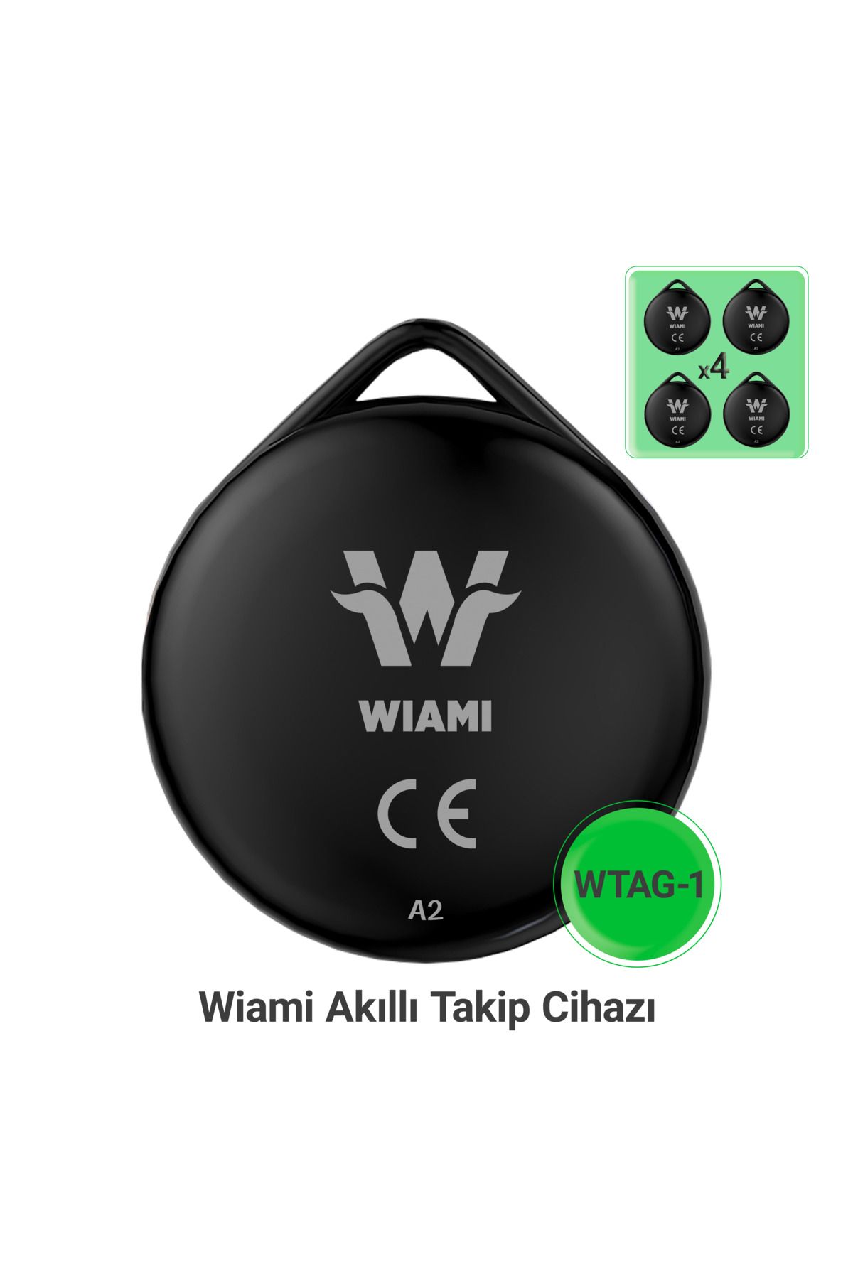 A2 Itag Akıllı Takip Cihazı 4'lü Paket (APPLE İLE UYUMLU)