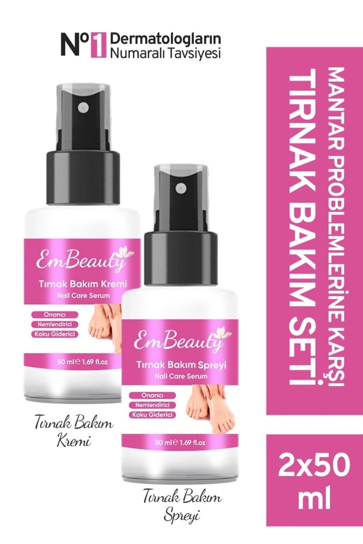 El, Ayak, Tırnak Ve Mantarlar Için Pratik Bakım Sprey Ve Krem Seti 50+50 ml