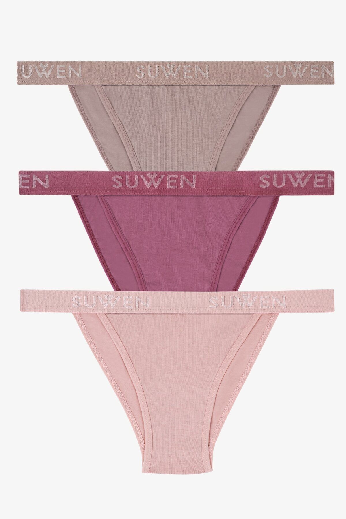 3 Lü Pamuklu Slip Külot