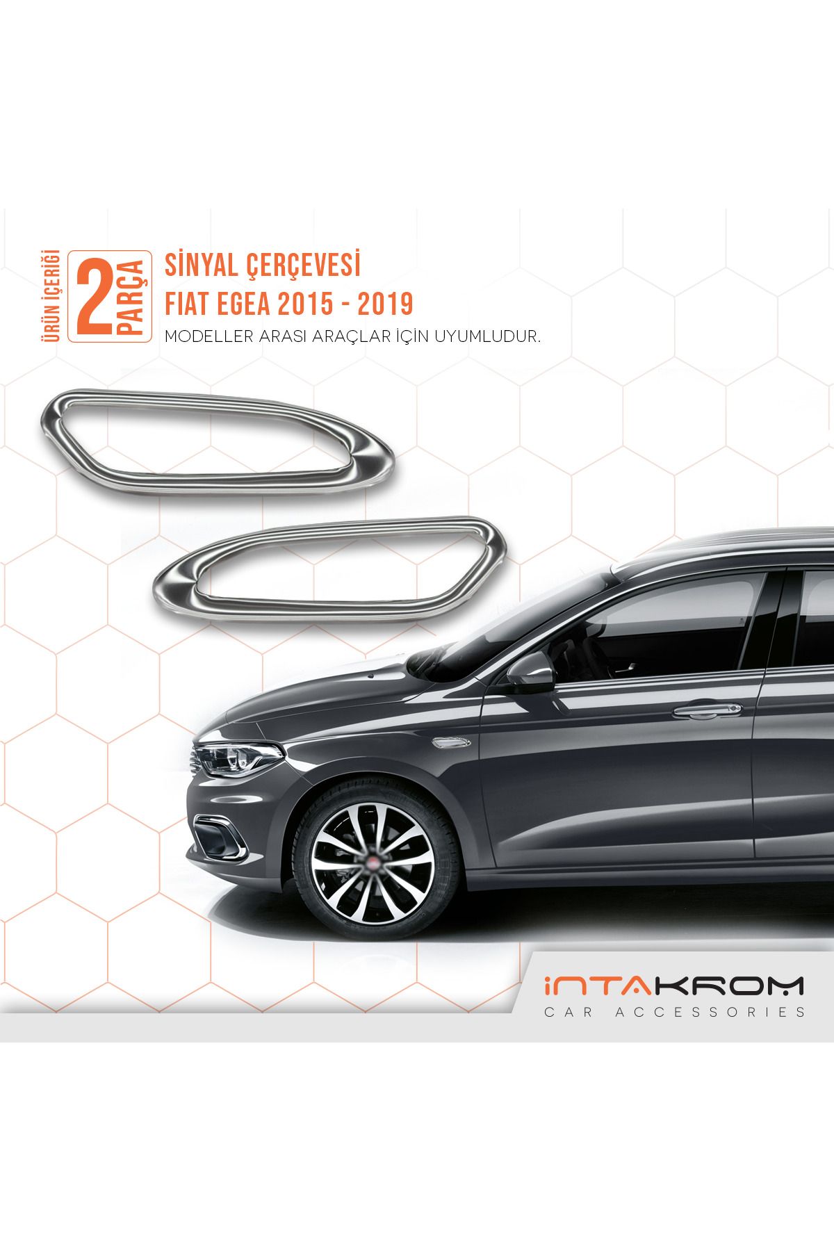 Fiat Egea Krom Sinyal Çerçevesi 2015 Ve Üzeri - Hb-sd