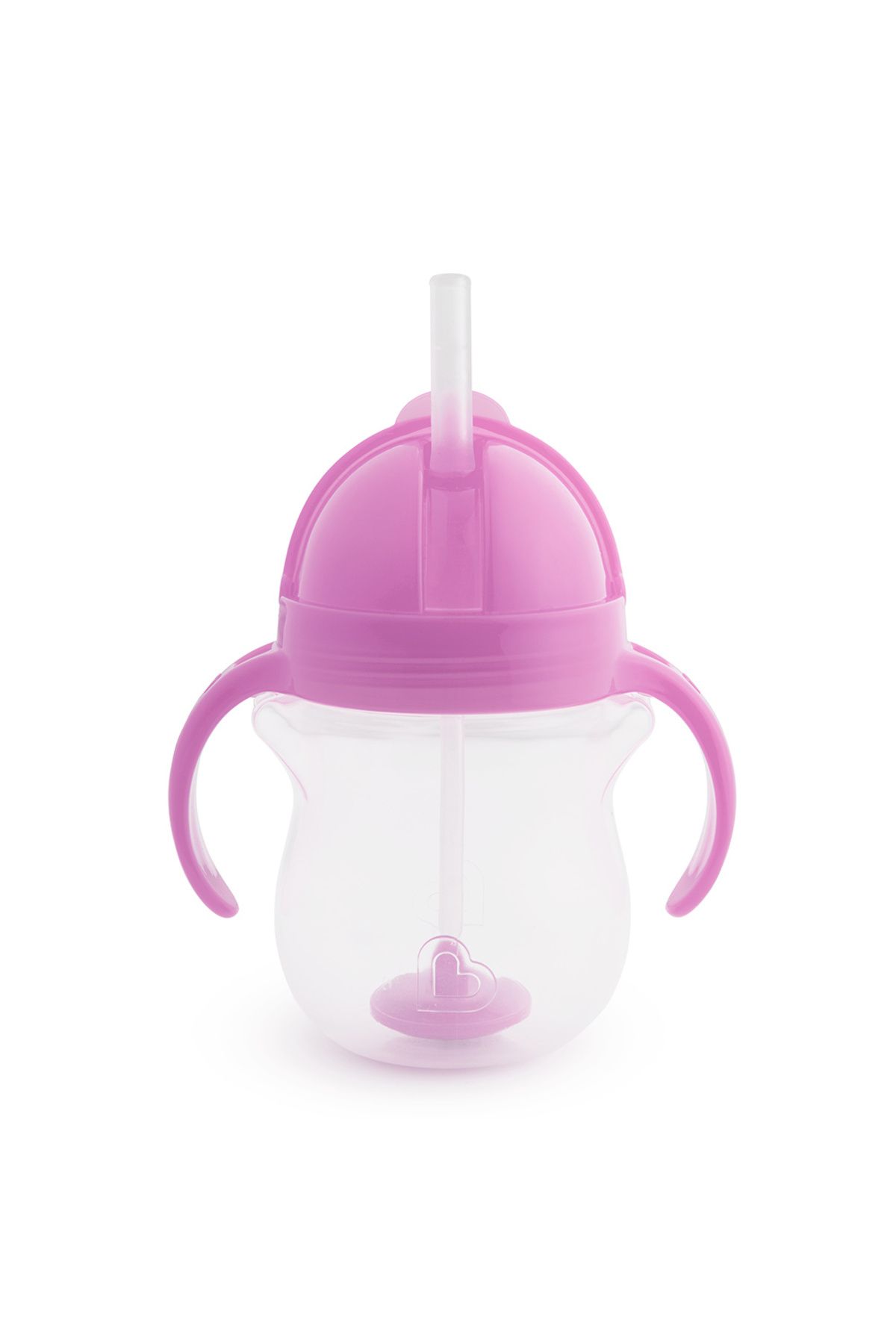 Tıklama Kilitli Uçlu Pipetli Alıştırma Bardağı, 6ay 207ml Mor