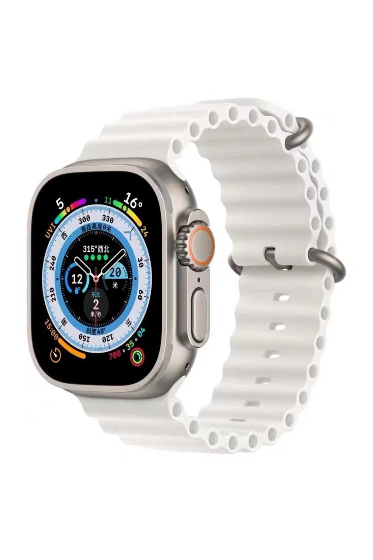 Gerçek 49mm Hw8 Pro Ultra Max Watch 8 Ultra 2.05 Hd Ekran Kordon Kilitli