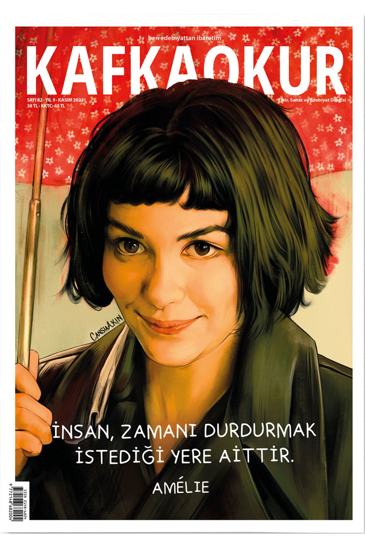 KAFKAOKUR Sayı 82 - Amélie - Jean-Pierre Jeunet - Kasım 2023