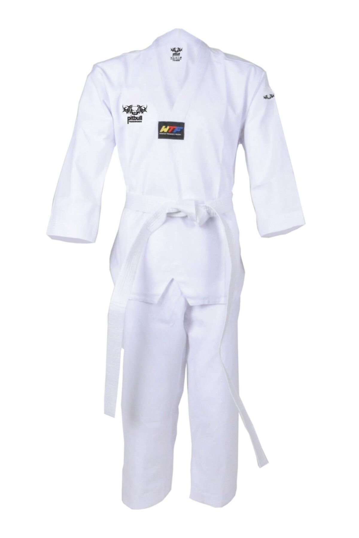 Acemi Taekwondo Elbisesi - Tekvando Elbisesi - Acemi Dobok - Beyaz Yaka Taekwondo Elbisesi