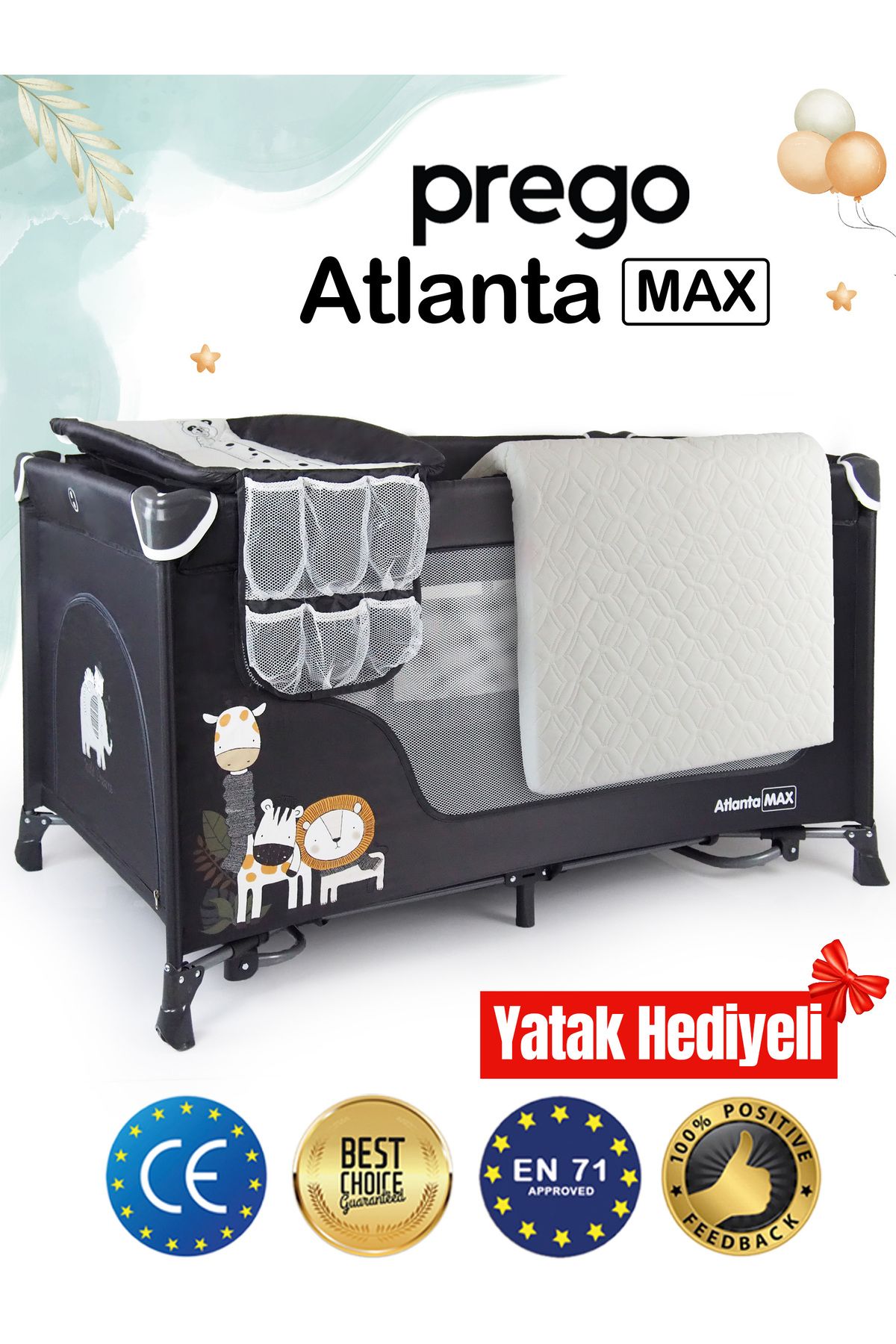 Atlanta Oyun Parkı 70*120 cm + Yatak