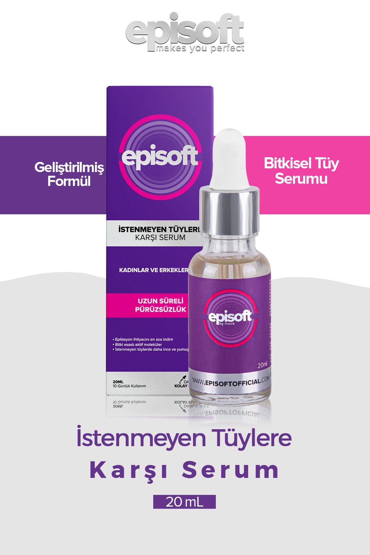 İstenmeyen Tüylere Karşı Tüy Inceltici Serum