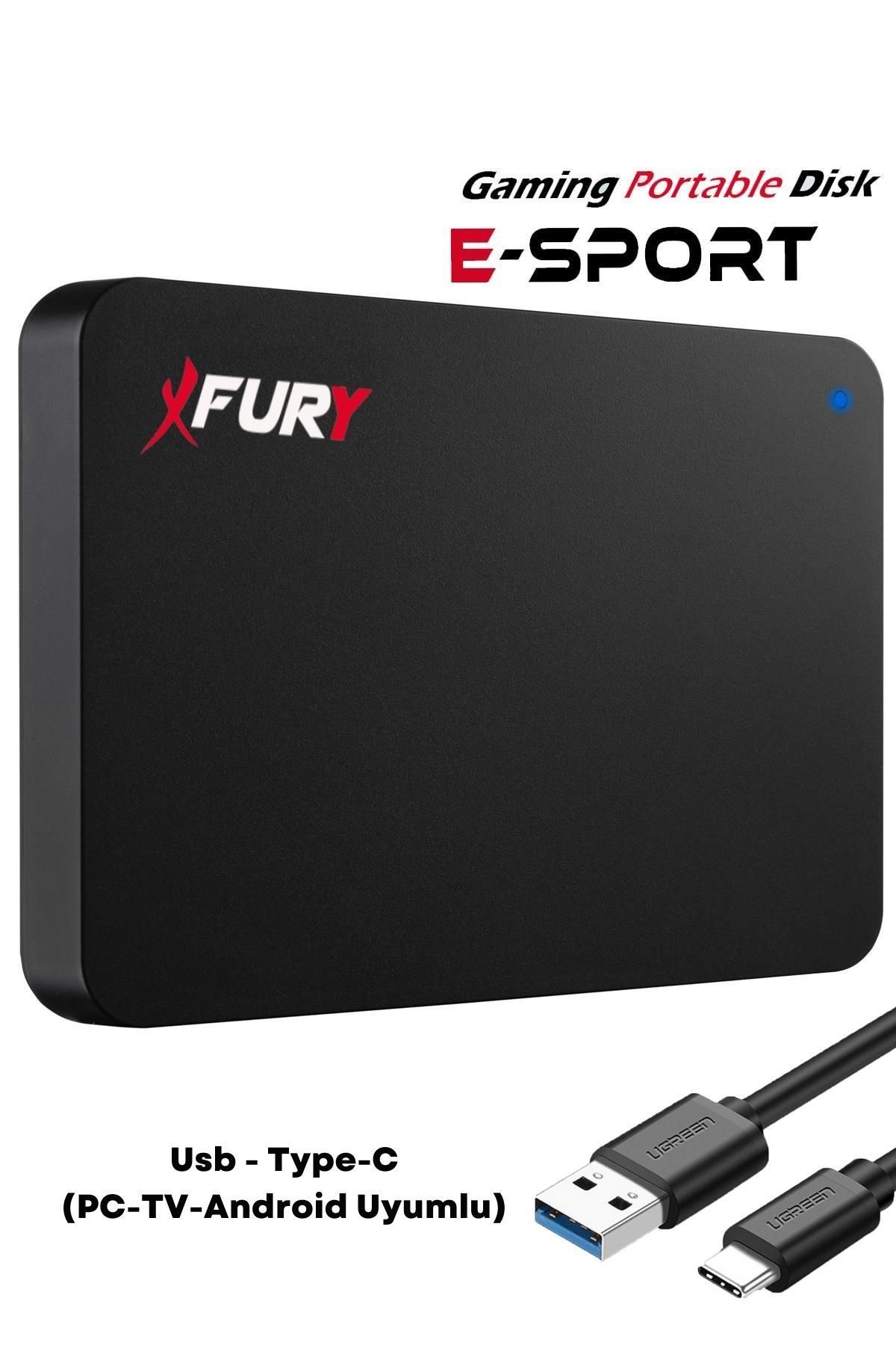 E-sport 320 Gb Harici Disk - Taşınabilir Disk - Taşınabilir Harddisk- Type-c (PC-TV-ANDROİD UYUMLU)