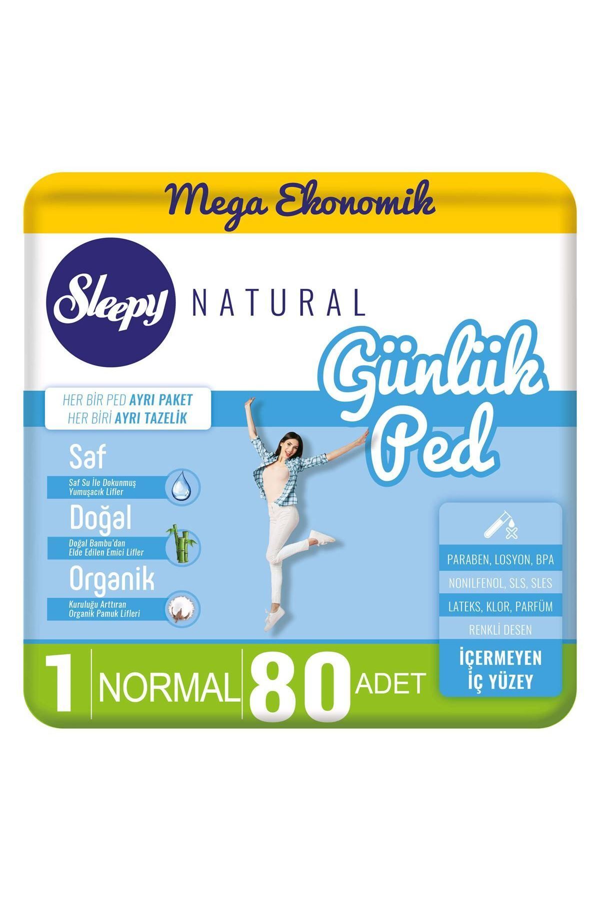 Natural Günlük Ped Normal 80 Adet