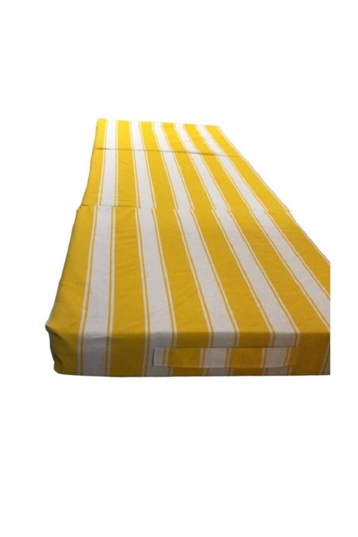 Deprem Yatağı - Üçe Katlanır Puf Yatak - Çadır Içi Katlanır Yatak - Kamp Yatağı 60x180x9,5 Cm