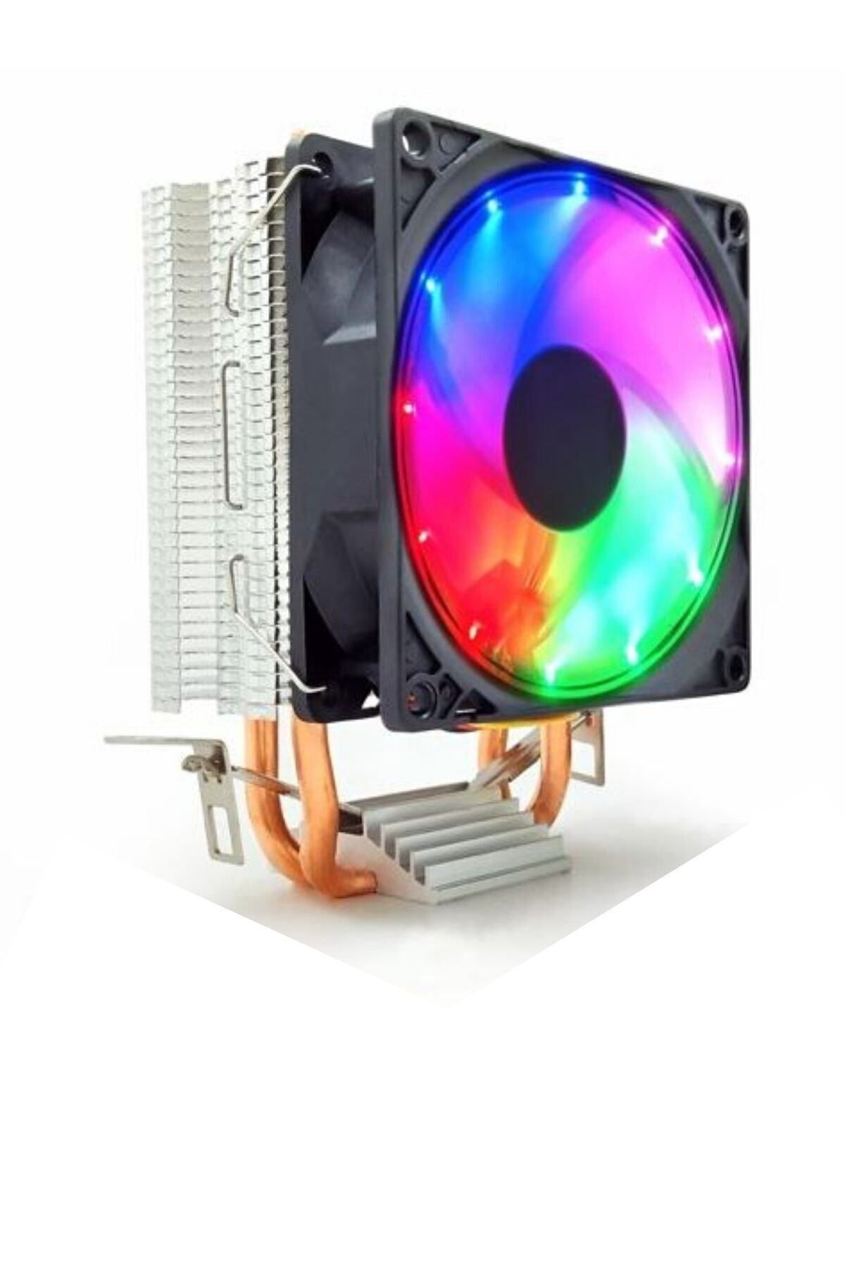 M200 CPU Soğutucu Rainbow Fan LED'li