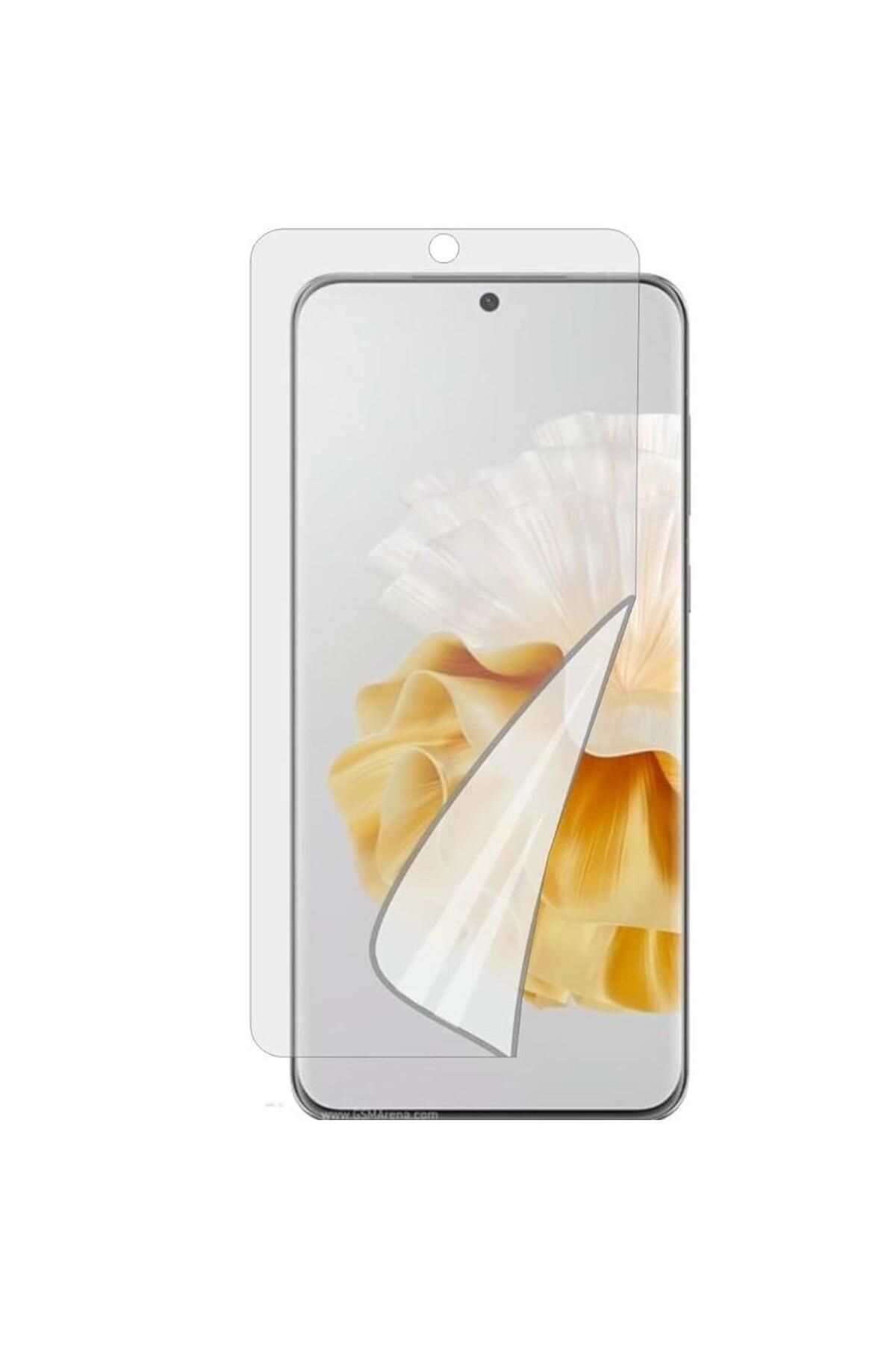 Huawei P60 Pro ile Uyumlu Gerçek Kırılmayan Ekran Koruyucu Film HD-ŞEFFAF
