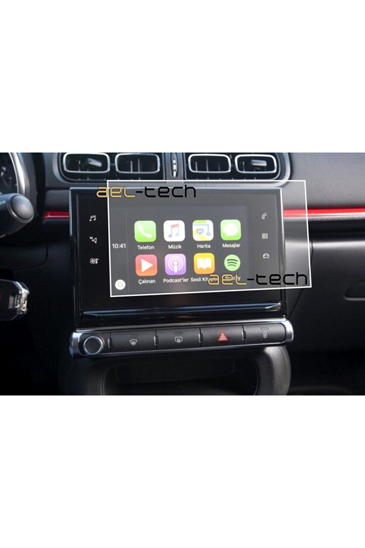 Citroen C3 Aircross Feel Ve Feel Bold Navigasyon Uyumlu Nano Ekran Koruyucu 2020 2023