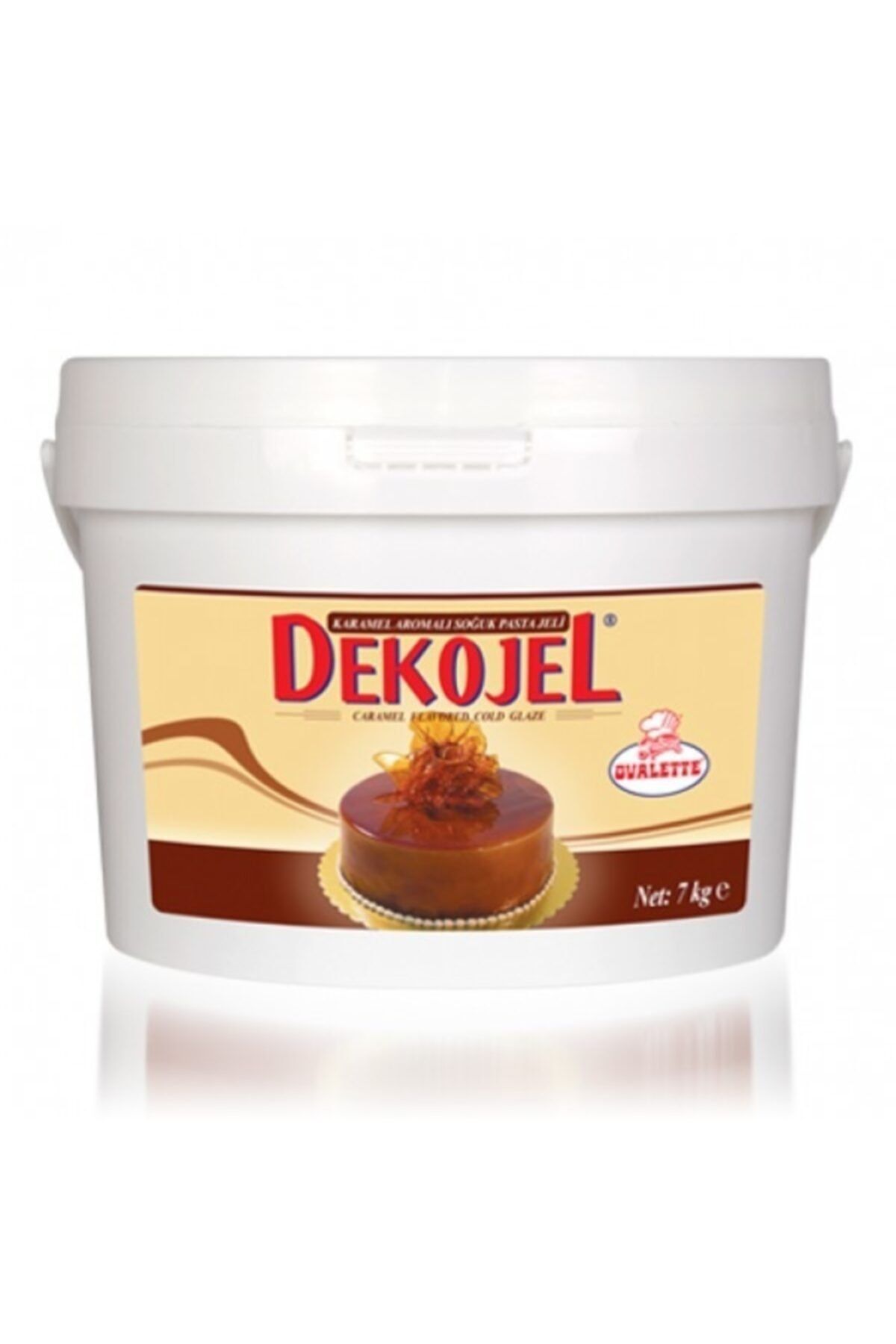 Karamel Aromalı Soğuk Pasta Jeli (7 KG)