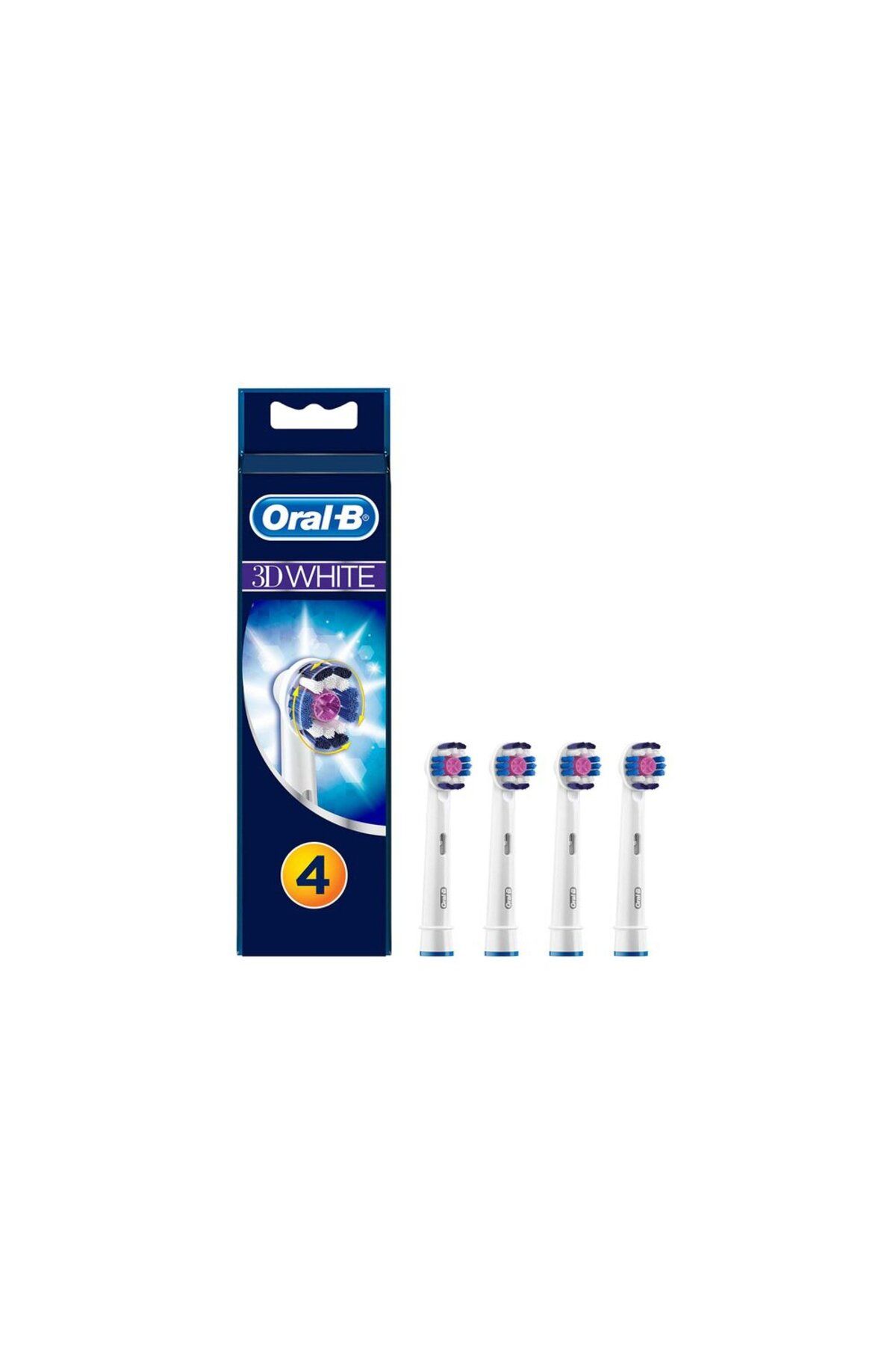 Diş Fırçası Yedek Başlığı 3d White 4 Lü