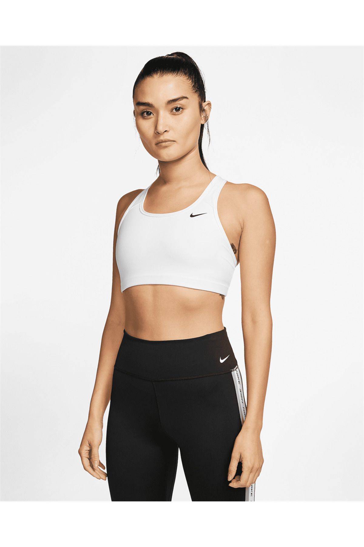 Swoosh Orta Destekli Dolgusuz Kadın Spor Sütyeni