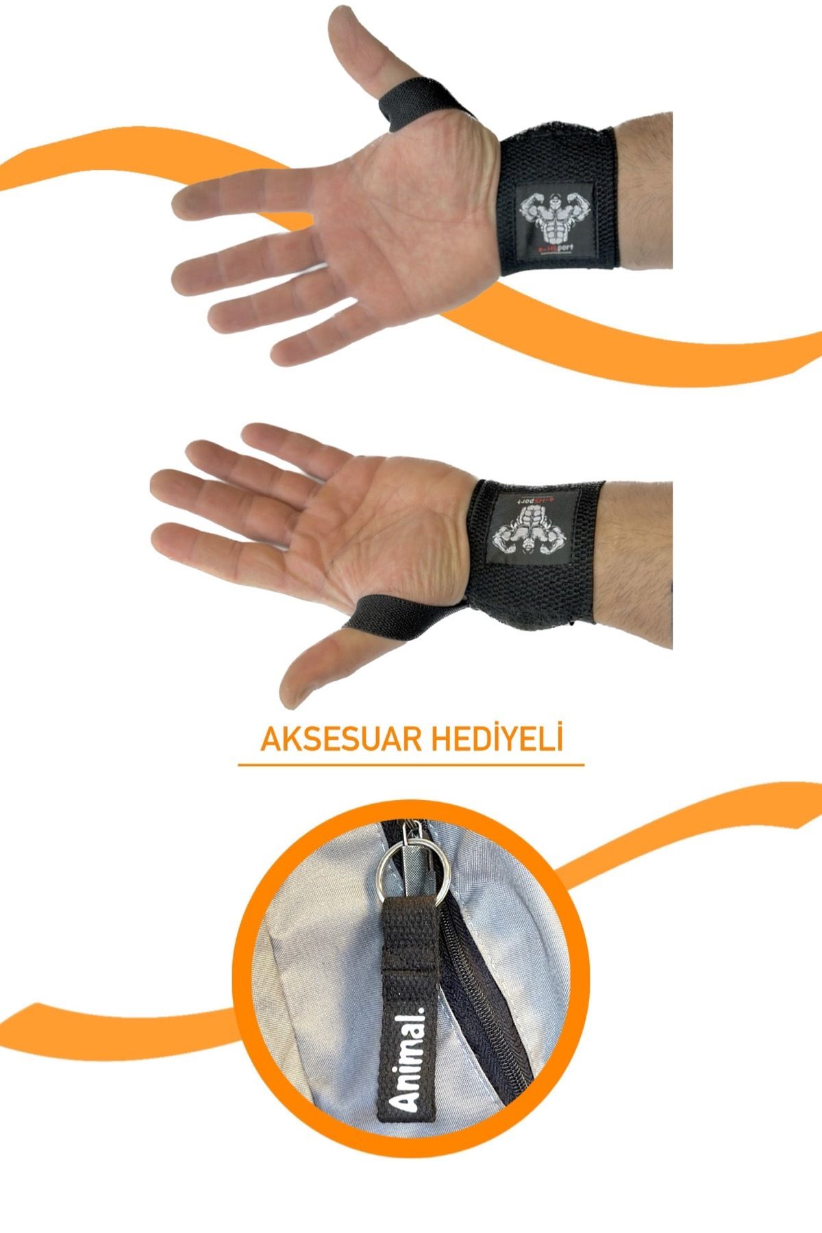Fıtness Ağırlık Bilekliği Bilek Koruyucu Wrıst Wraps & Anahtarlık