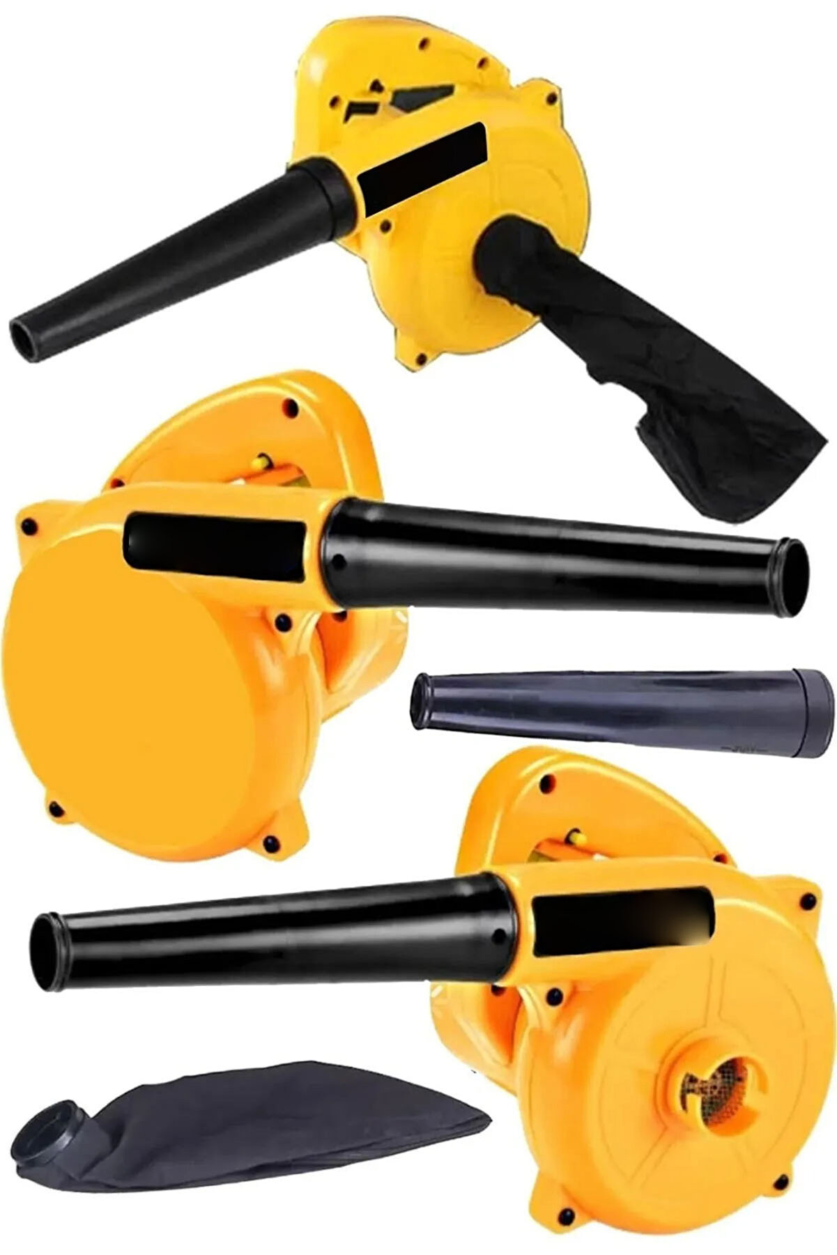 Germany Power Seri 4500Vatt Hava Üfleyici Ve Toz Toplayıcı Üfleme...