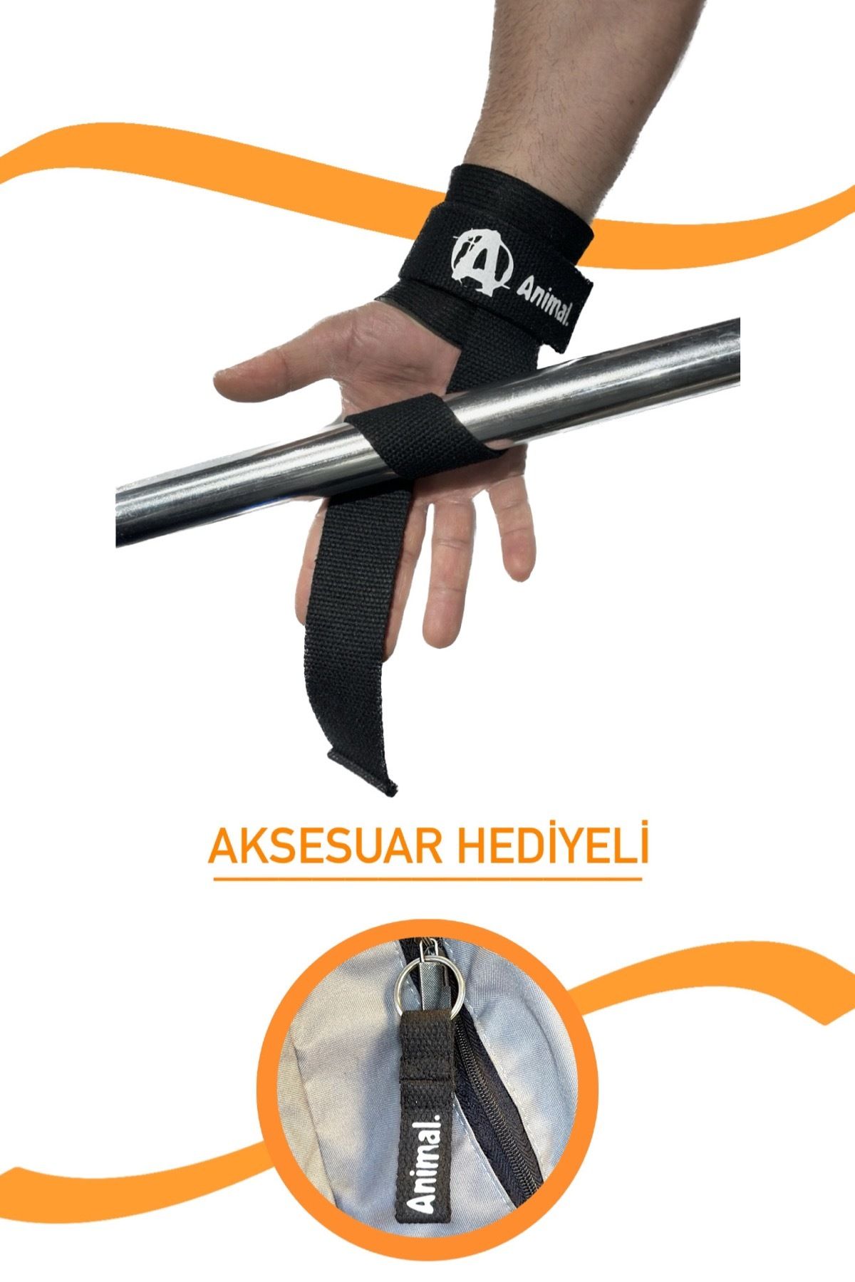 Grip Pro Lifting Strap-bileklikli Straps & Anahtarlık