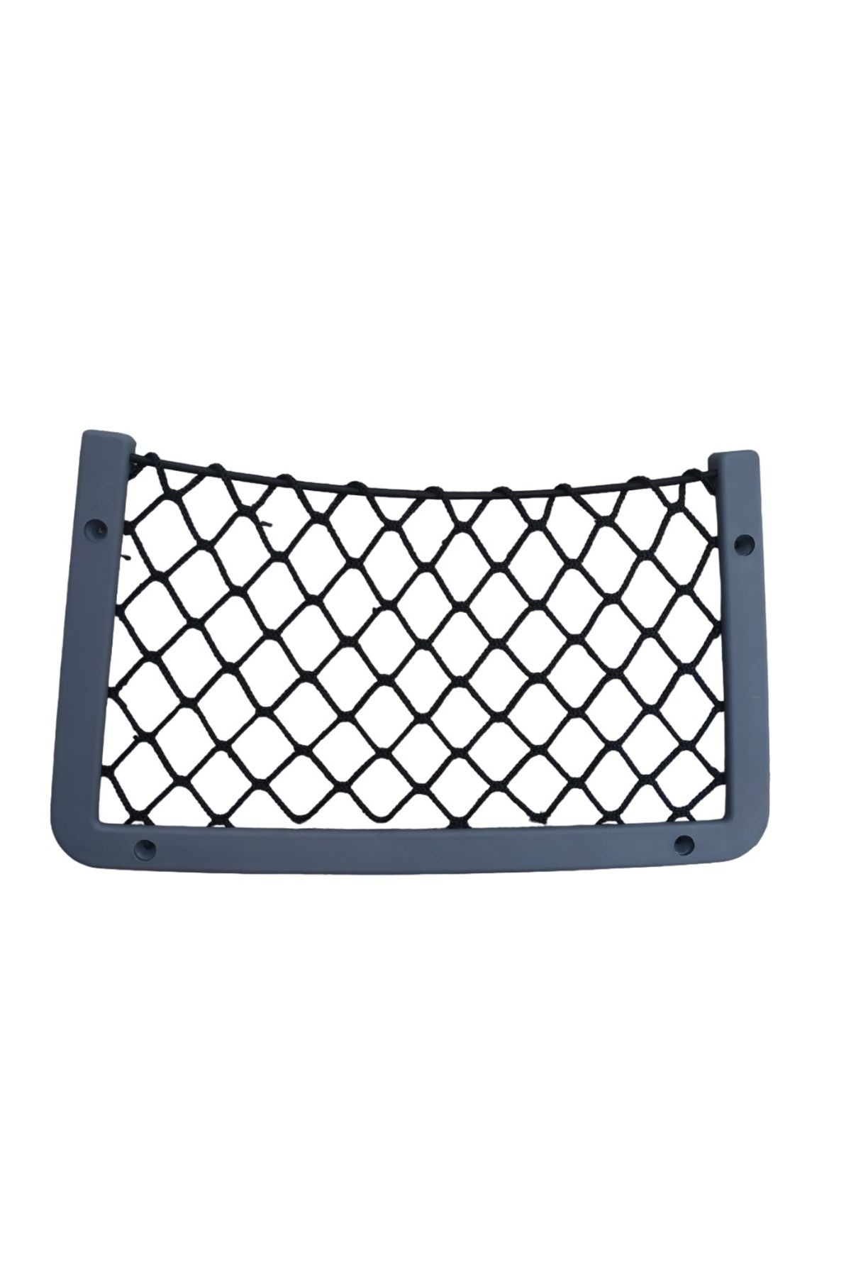 Plastik Fileli Ceplik. Tekne Ve Karavan Eşya Cepliği. Gri. 17x320mm