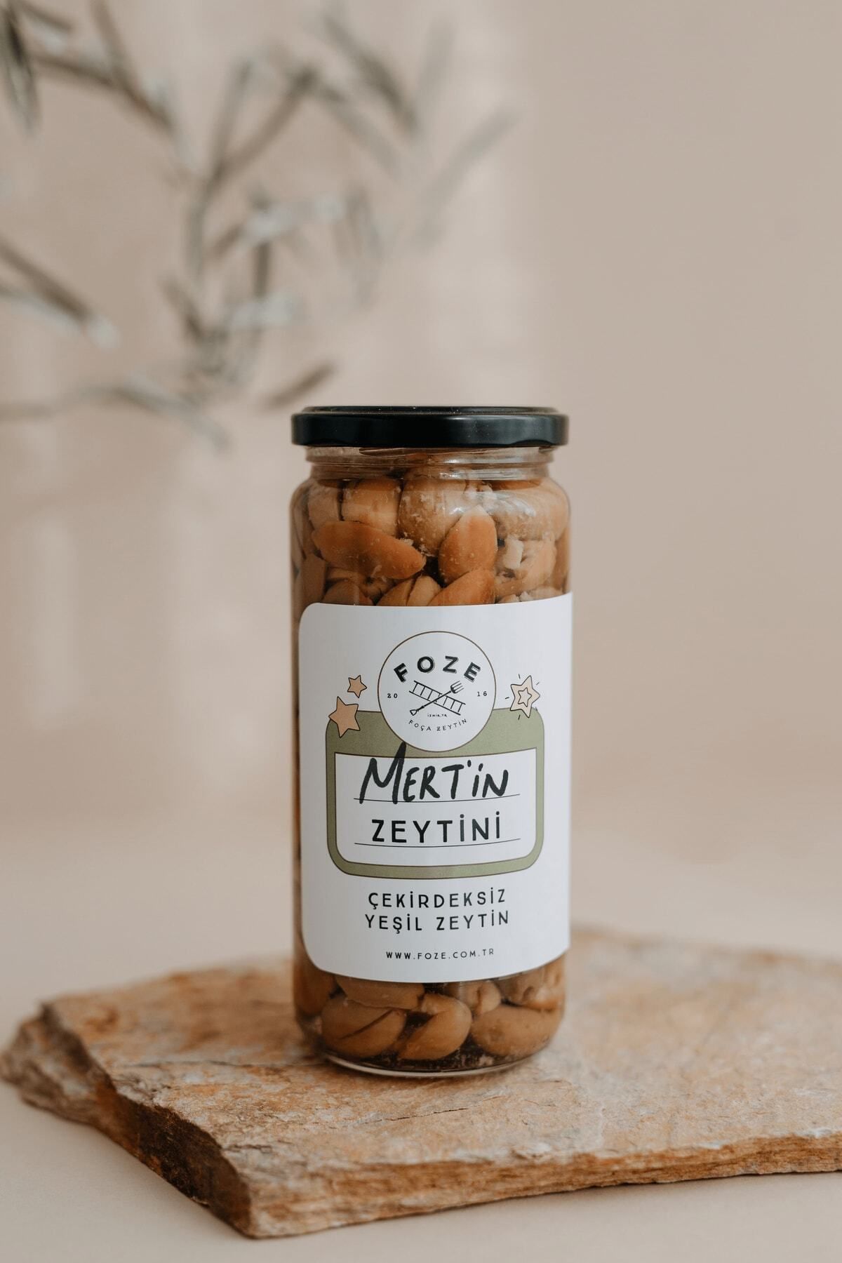 Çekirdeksiz Çocuk Zeytini- Yeşil 300 Gr