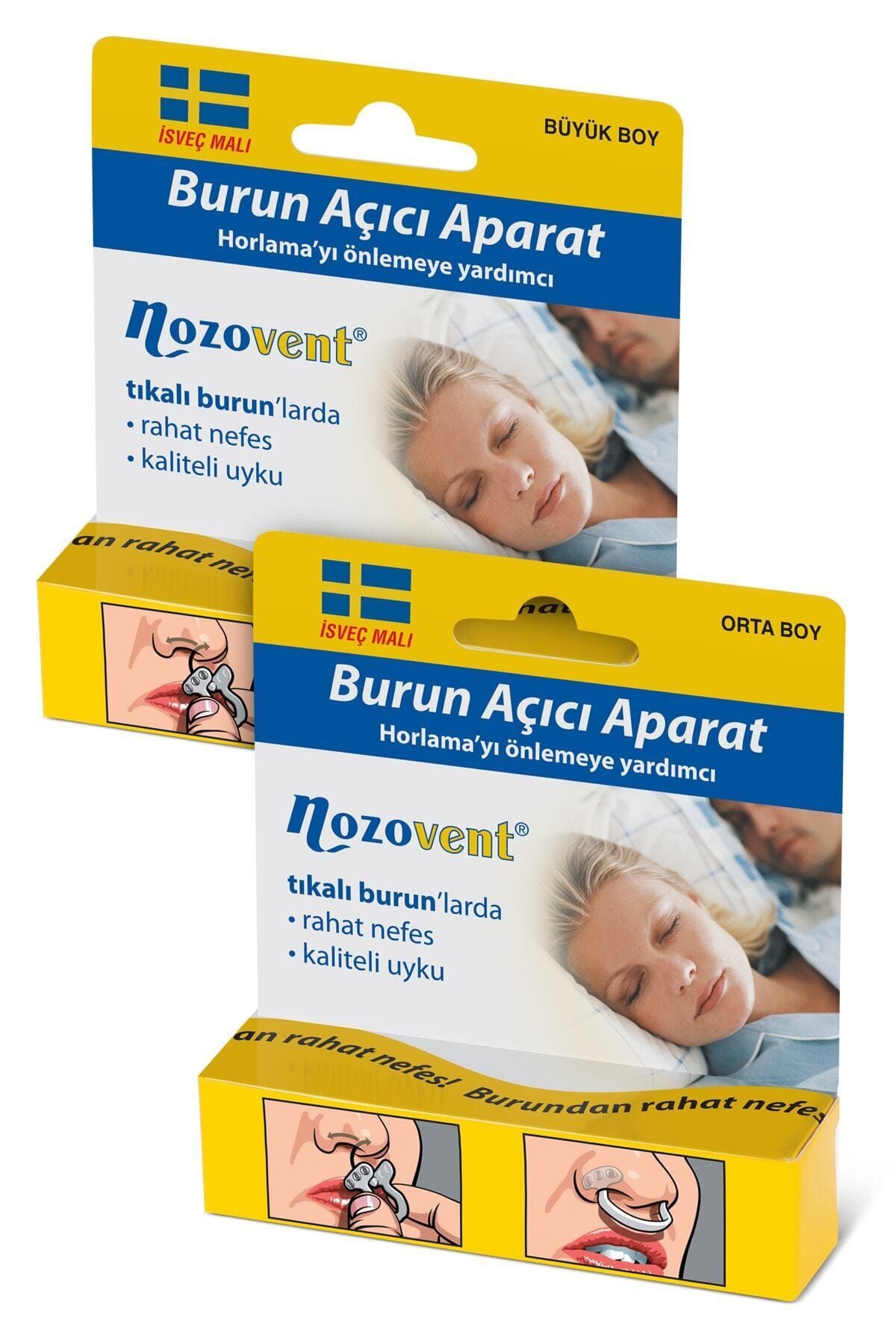 Horlama Ve Rahat Nefes Için Isveç Malı Burun Aparatı-(2 Kutu)-orta Ve Büyük Boy