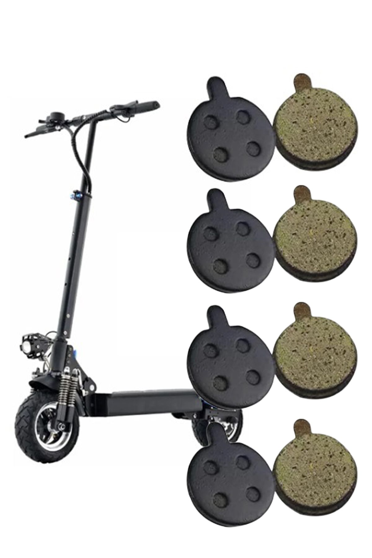 Onvo Elektrikli Scooter 012 X PLUS Uyumlu Scooter Fren Balatası (4 Çift) Ve Balata Çeşitleri