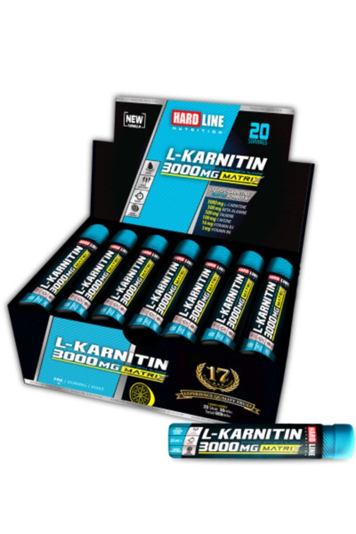 L-karnitin Matrix 3000 Mg Limon 20 Ampül