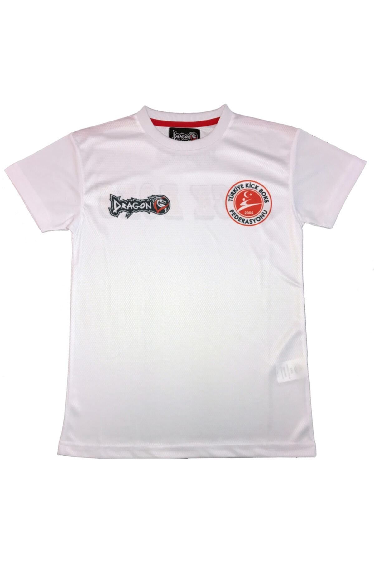 Giftoom Spor- Türkiye Kick Boks Federasyonu Armalı Kick Boks Beyaz Tişört