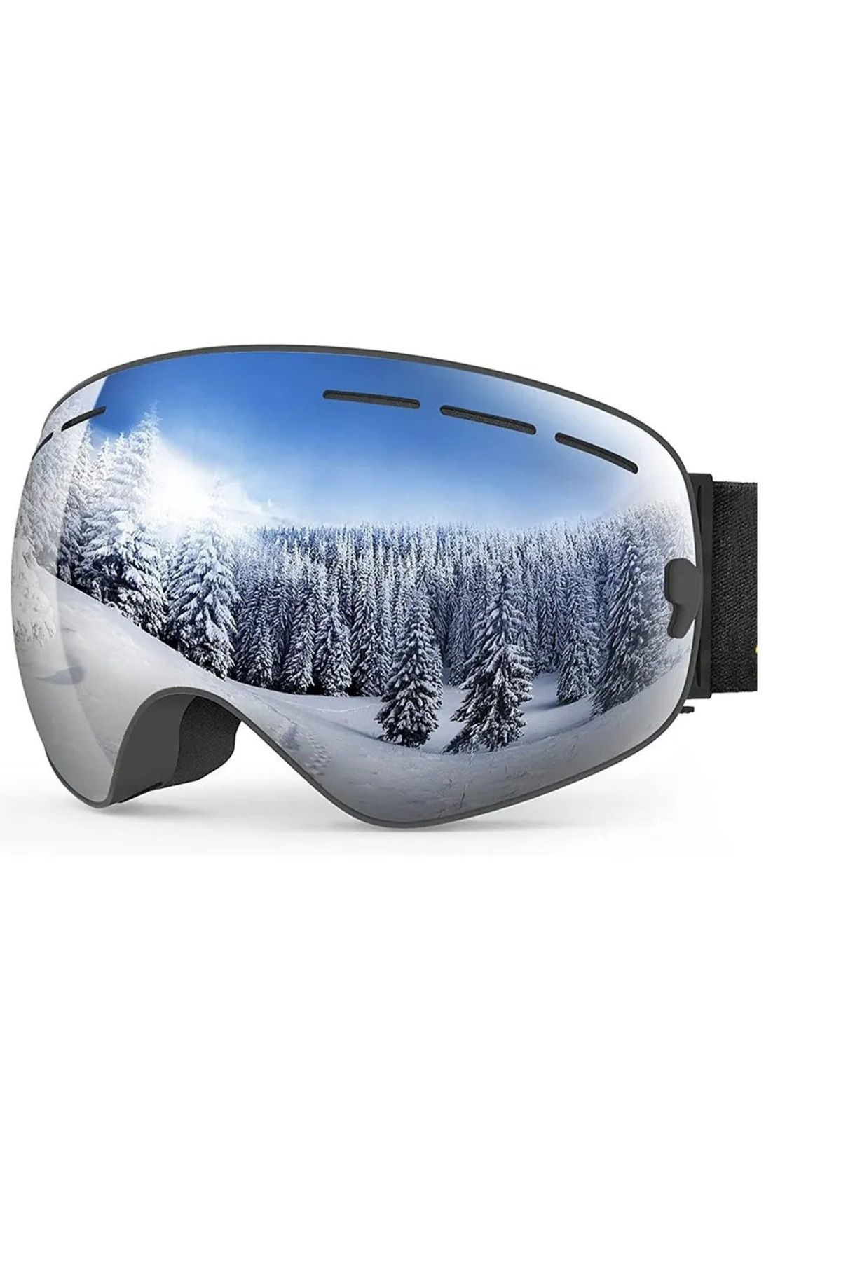 Çift Katmanlı Uv400 Korumalı Anti-sis Özellikli Snowboard Kayak Gözlüğü