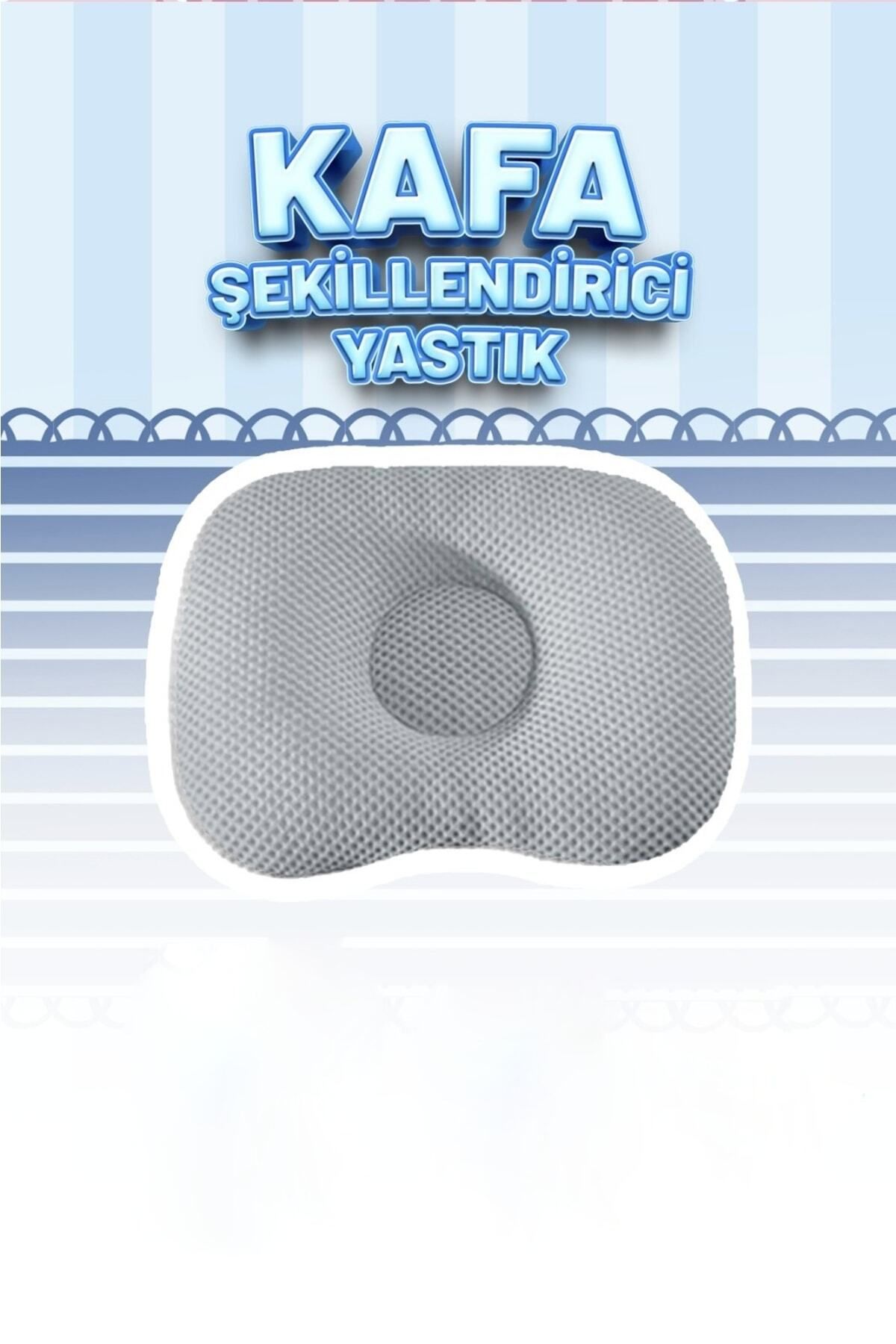 Kafa Yastığı Gri Bebek Kafa Yastığı, Kafa Yastık, Bebek