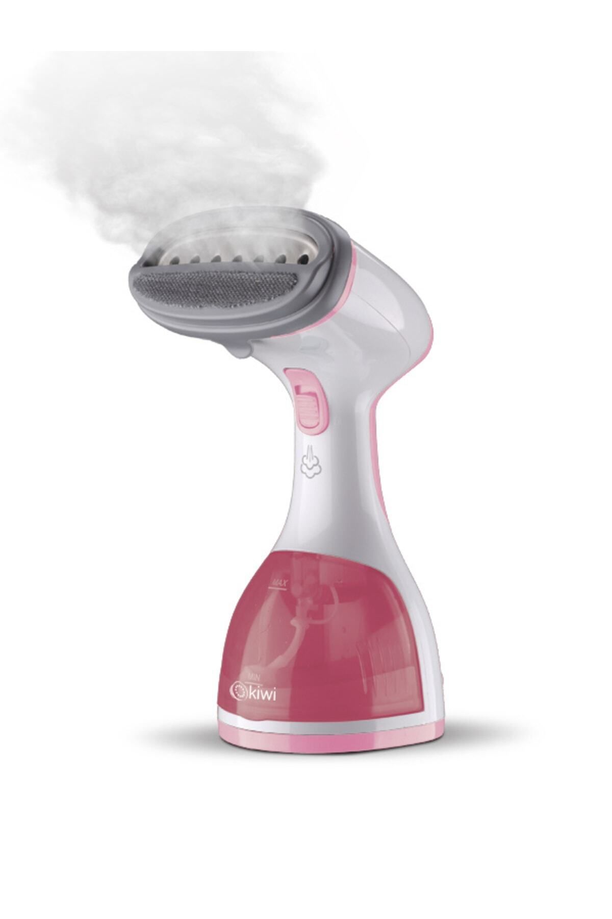 Yeni Nesil Ksı 6450 Portatif Buharlı Kırışık Giderici Dikey Ütü 1000w - Pembe