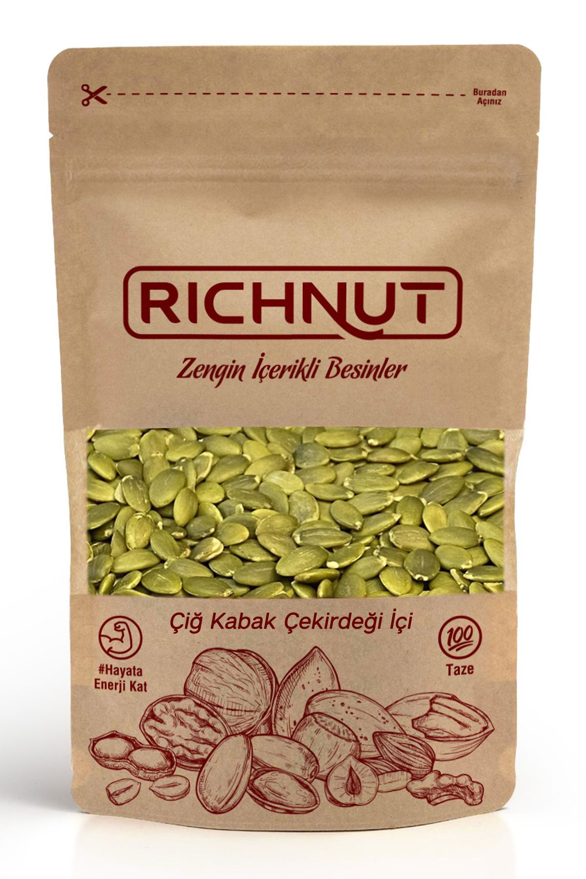 Çiğ Kabak Çekirdeği Içi 120g