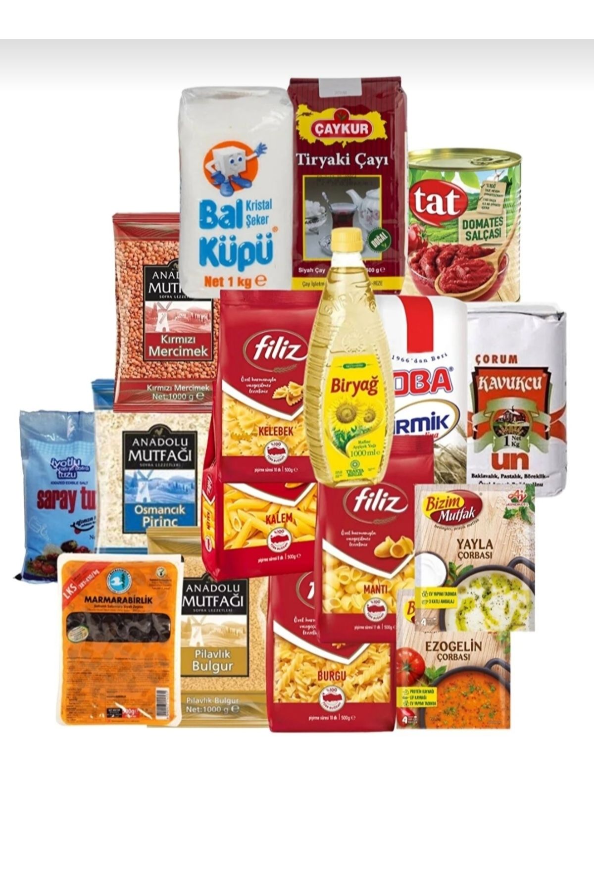 Ramazan paketi kumanya yardım gıda erzak kolisi lüks paket 17 parça ürün