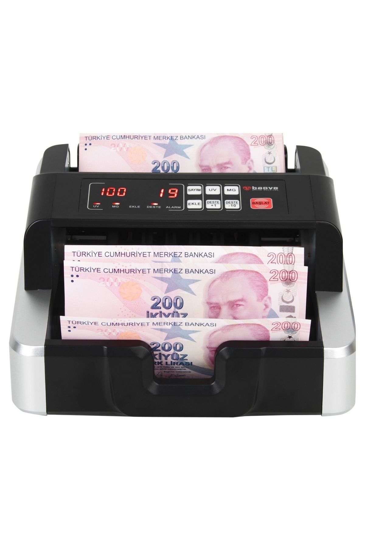 GB4100 Para Sayma Makinesi ve Sahte Para Yakalama - Adet Sayım - TL - Euro - Usd