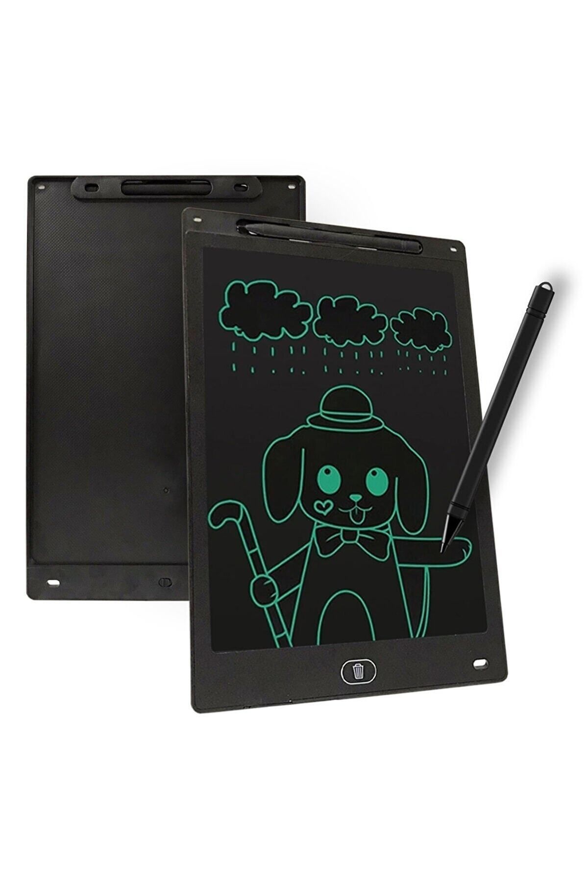 12" Büyük Boy Dijital Çocuk Yazı Tahtası Grafik Çizim Tableti Lcd 12" Inc Ekranı Eğitici Oyuncak