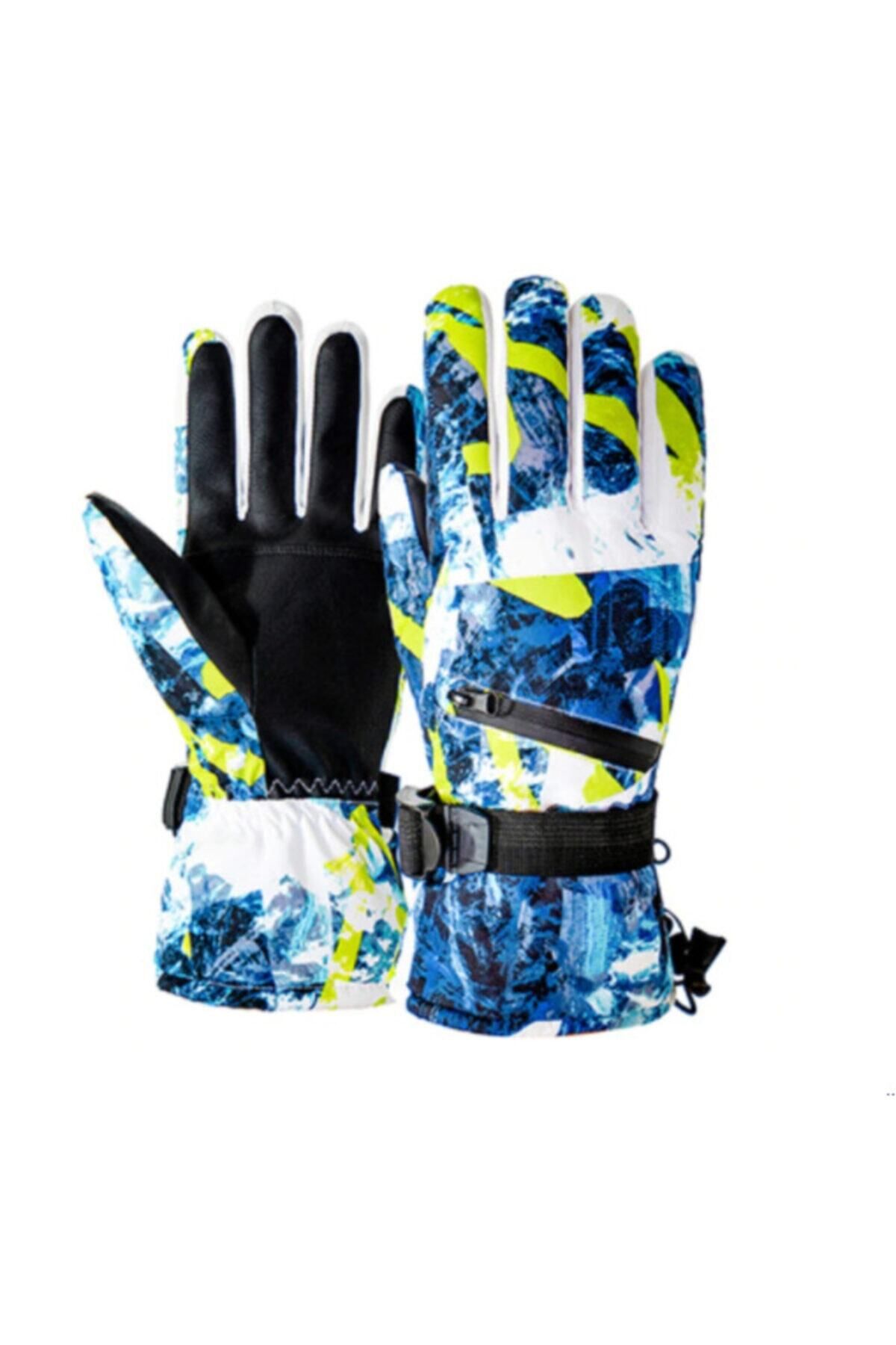 Ultralight Su Geçirmez Unisex Dokunmatik Kayak & Snowboard Eldiveni