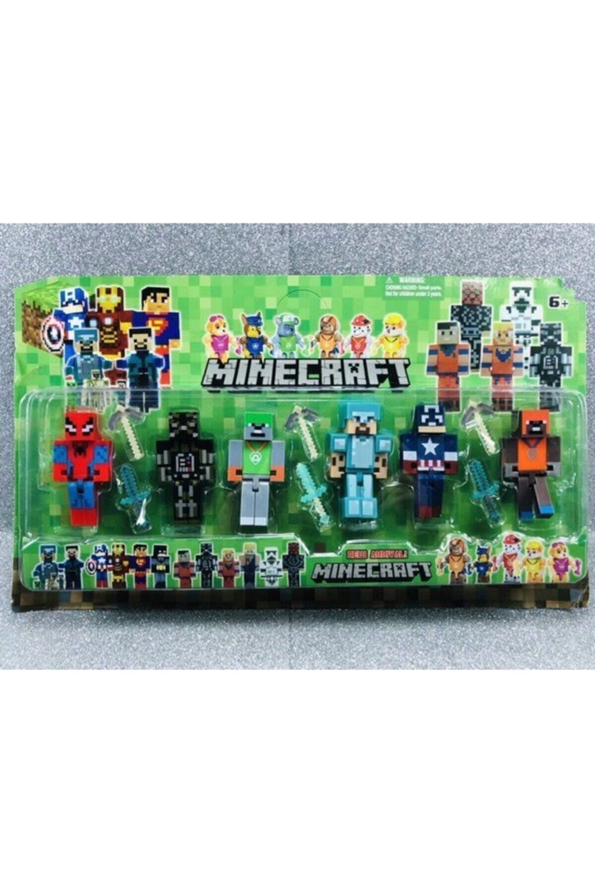 12 Parça Spiderman Kaptan Amerika Paw Patrol 12 Parça Oyuncak