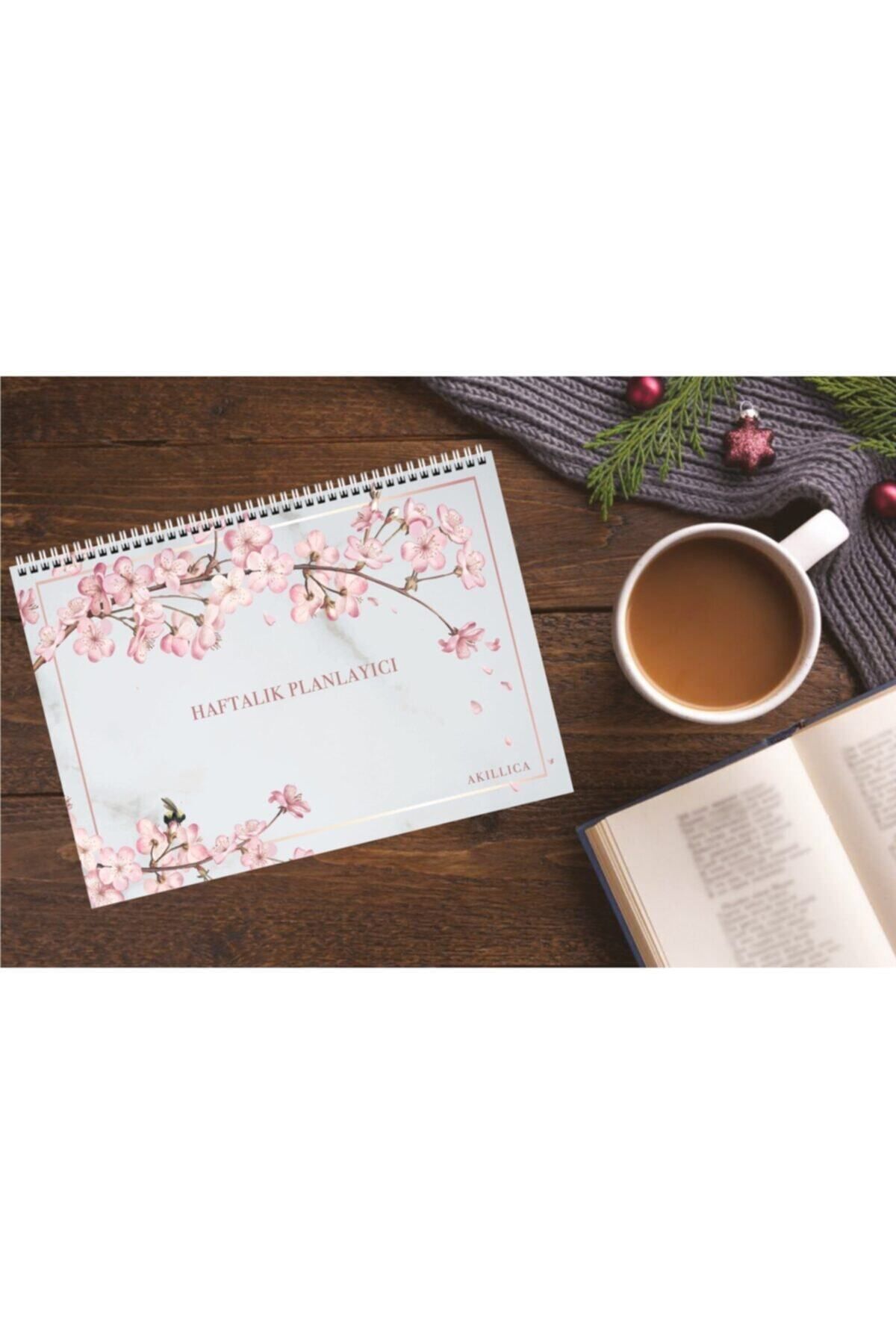Haftalık Planlayıcı 13,5 X 19,5 Cm Weekly Planner Orchid Flower Defter
