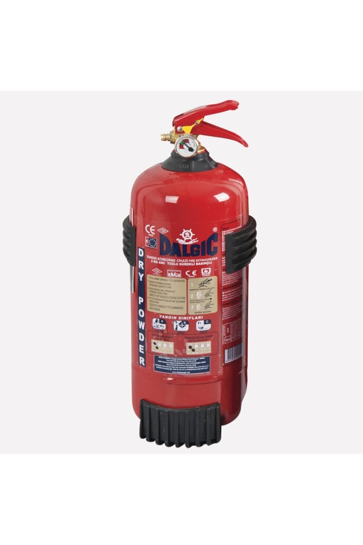 Yangın Söndürücü 2 Kg Abc Kimyevi Tozlu Yangın Söndürme Tüpü Tüv Onaylı 4 Yıl Garantili