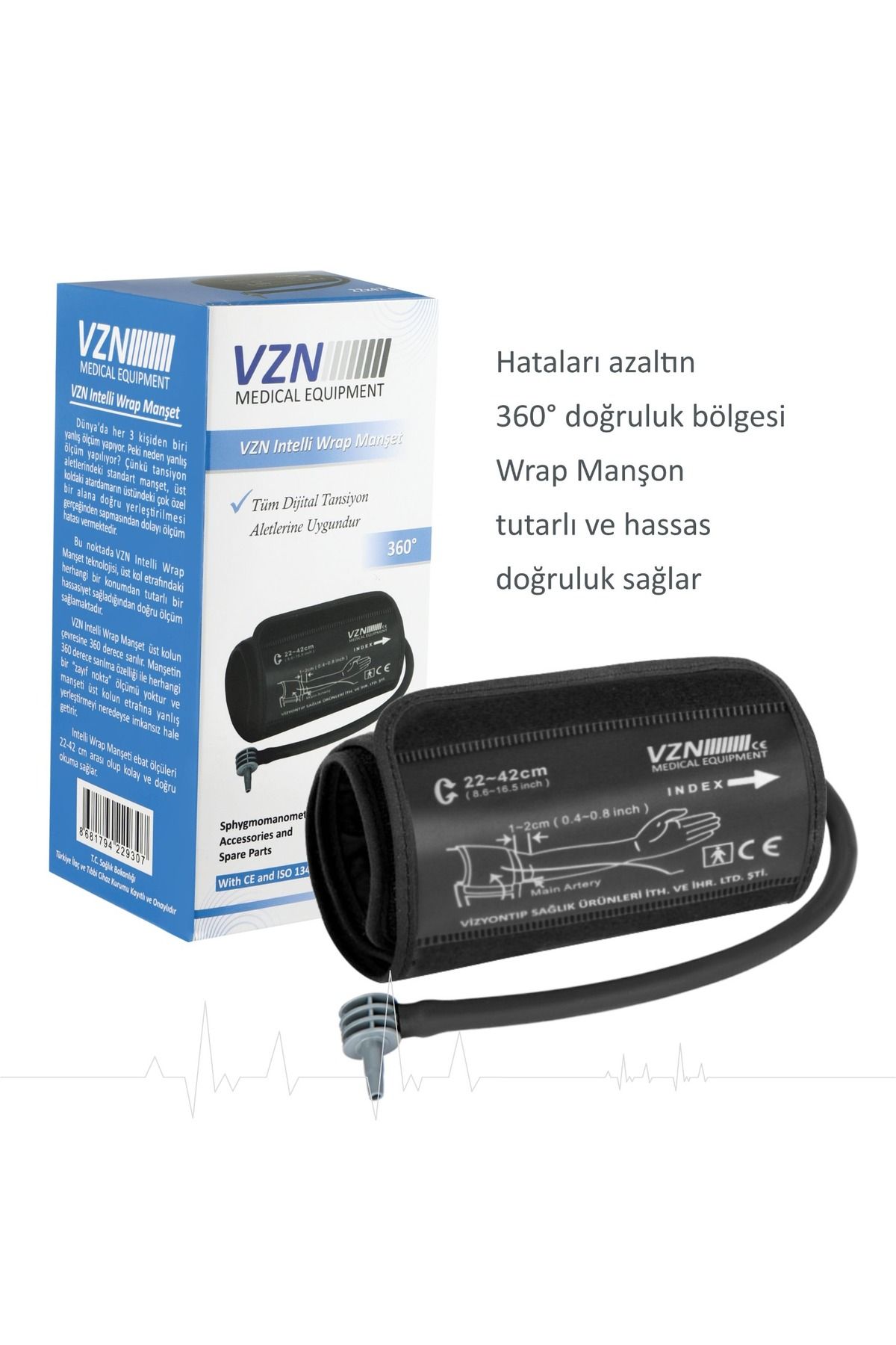 Intelli Wrap Akıllı Manşon 22-42cm Geniş Boy