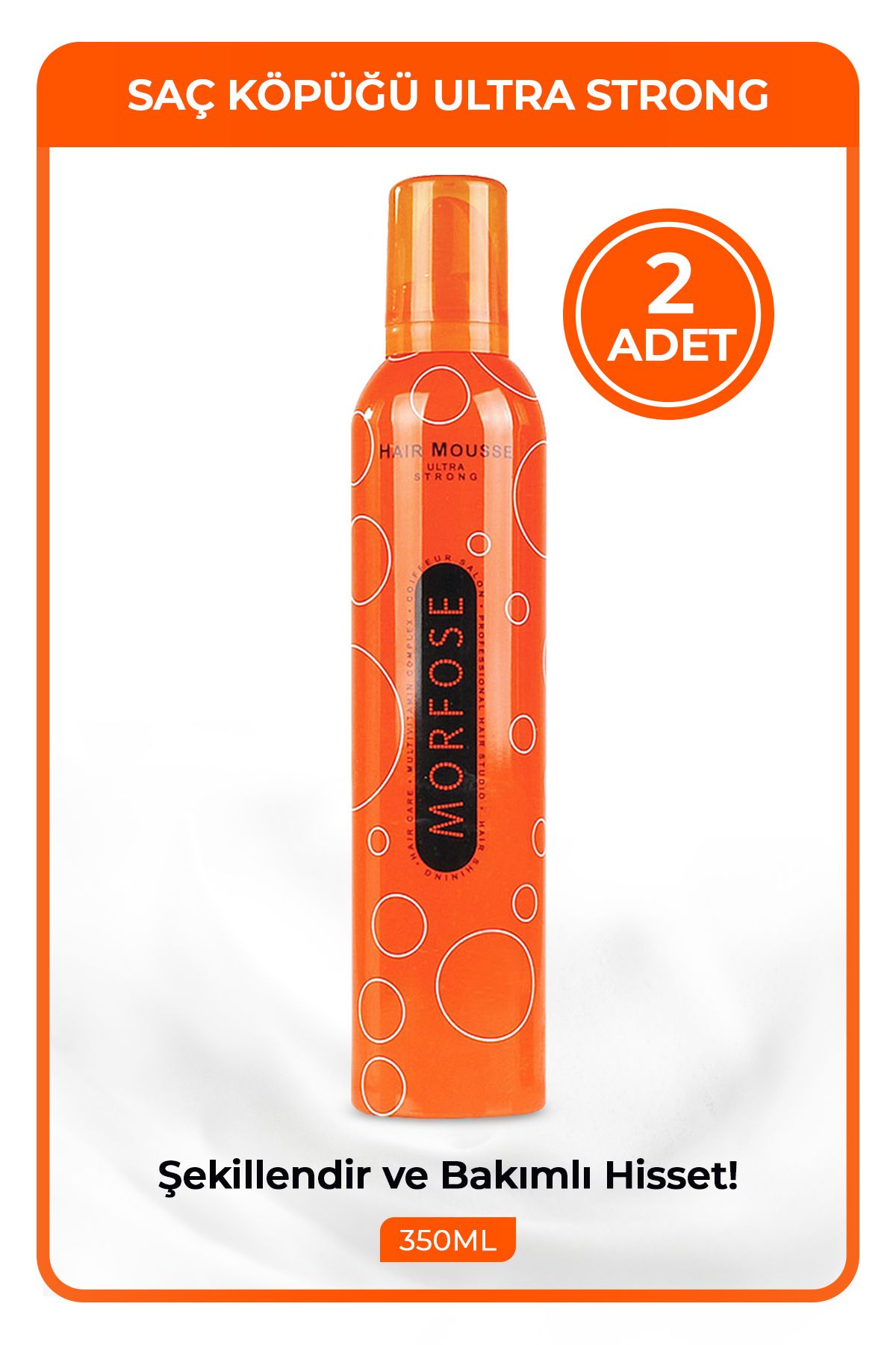 Ultra Strong Saç Köpüğü 350 ml 2 Adet